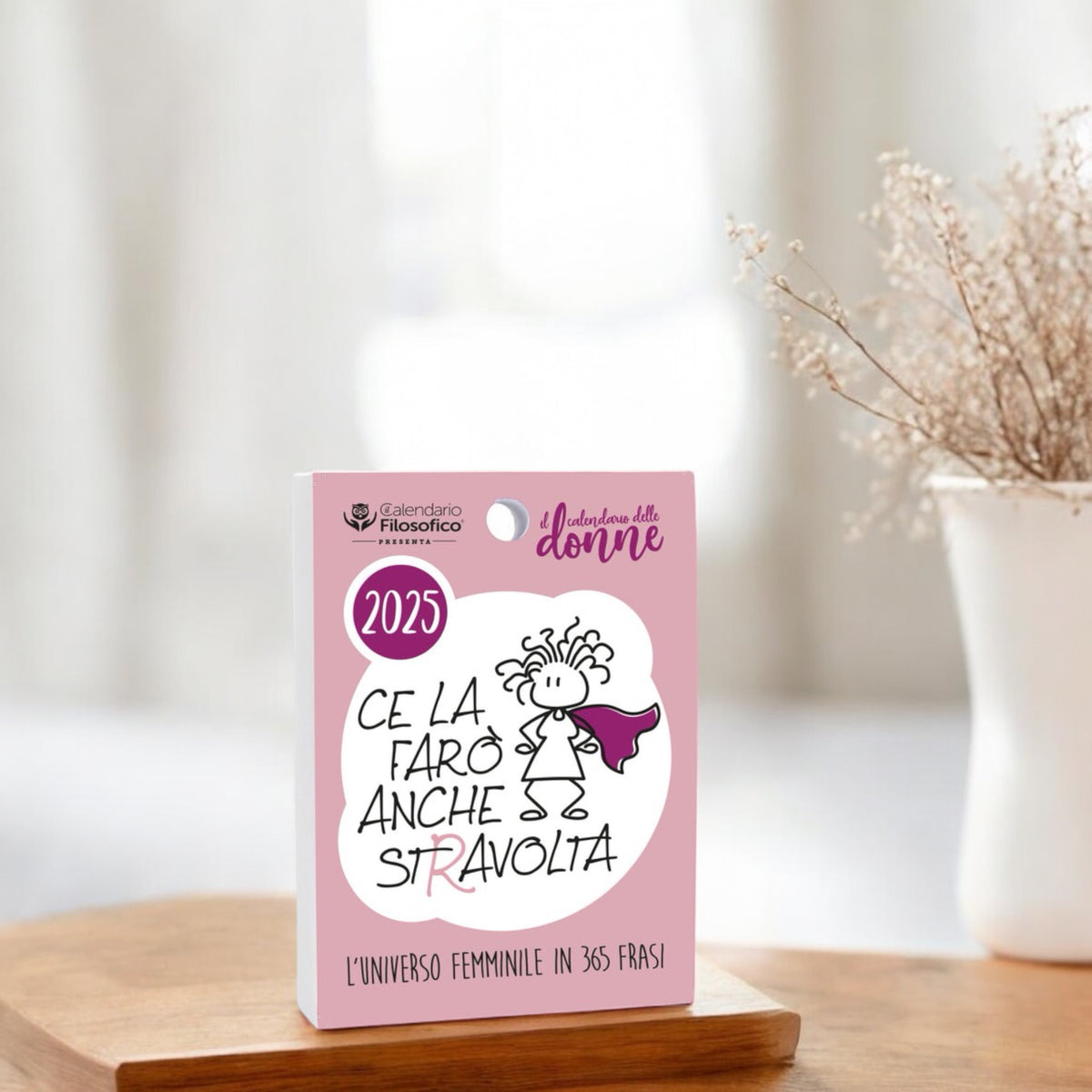 Calendario Delle Donne 2025 - Pensieri Al Femminile Con Supporto, Formato A7 7,5x10,5 Cm - Foto 8
