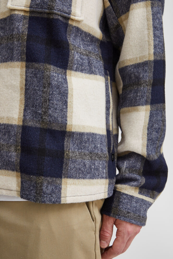 Giacca Camicia Flanella GIDEON Blue