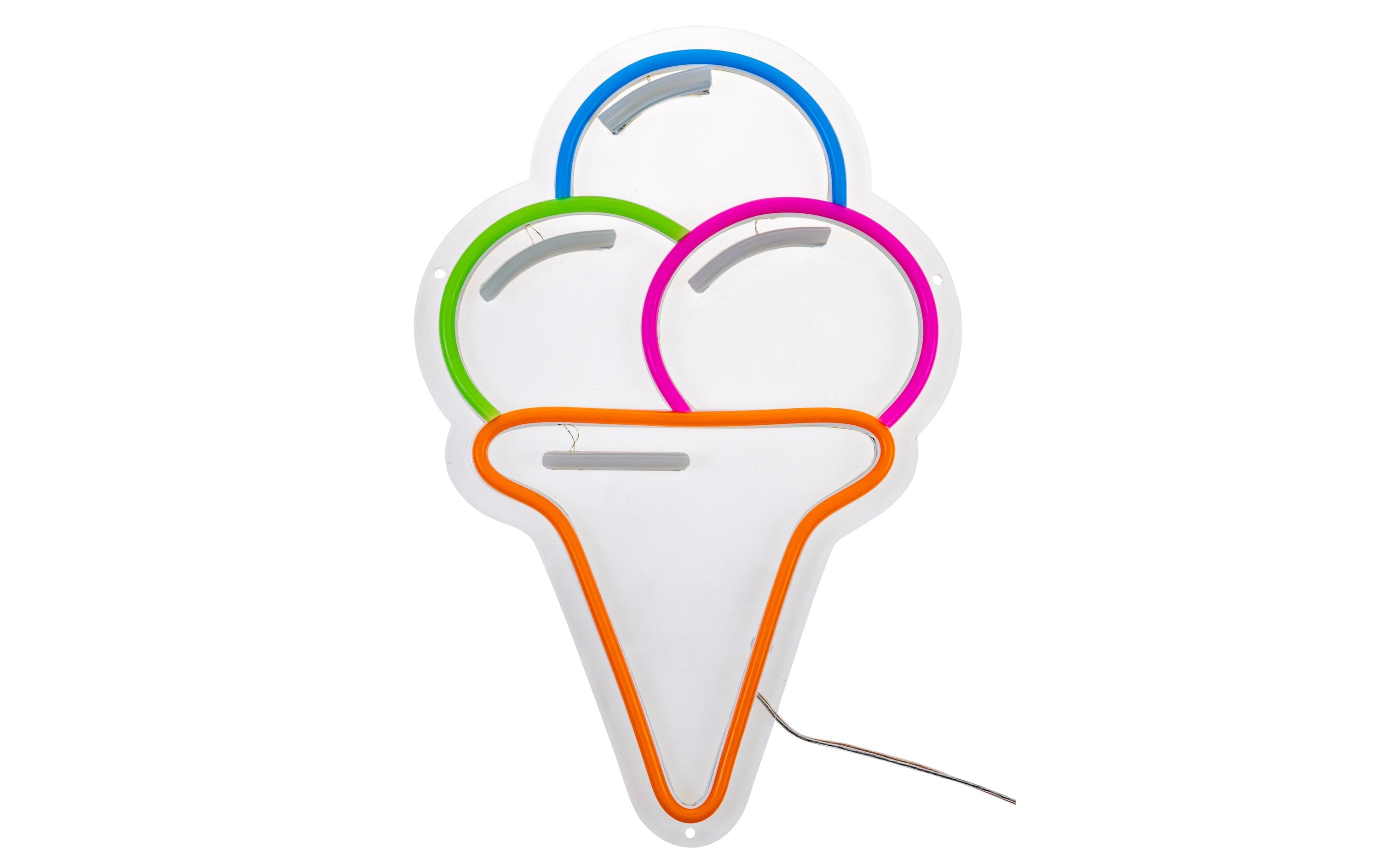 Insegna al Neon ICE CREAM