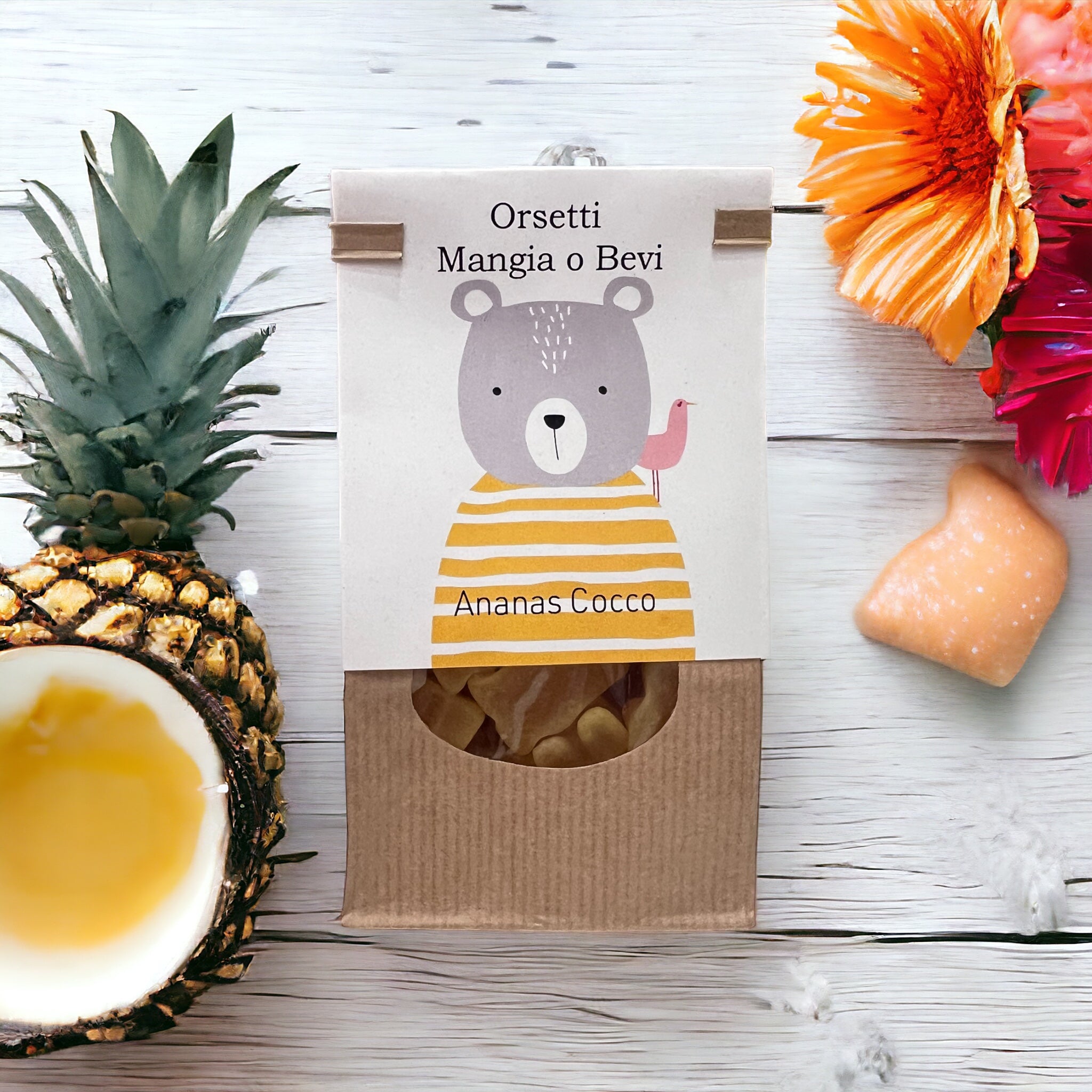 Orsetti Mangia o Bevi - ANANAS COCCO