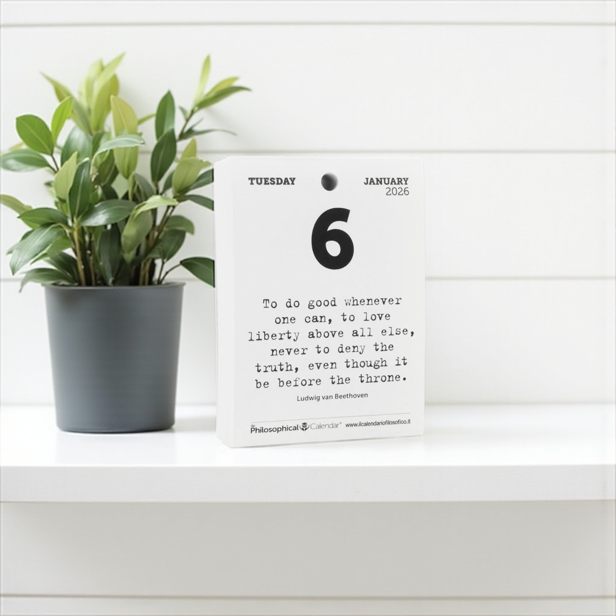 Calendario in INGLESE 2026 - A6 PICCOLO  10x14 cm - INSERTO