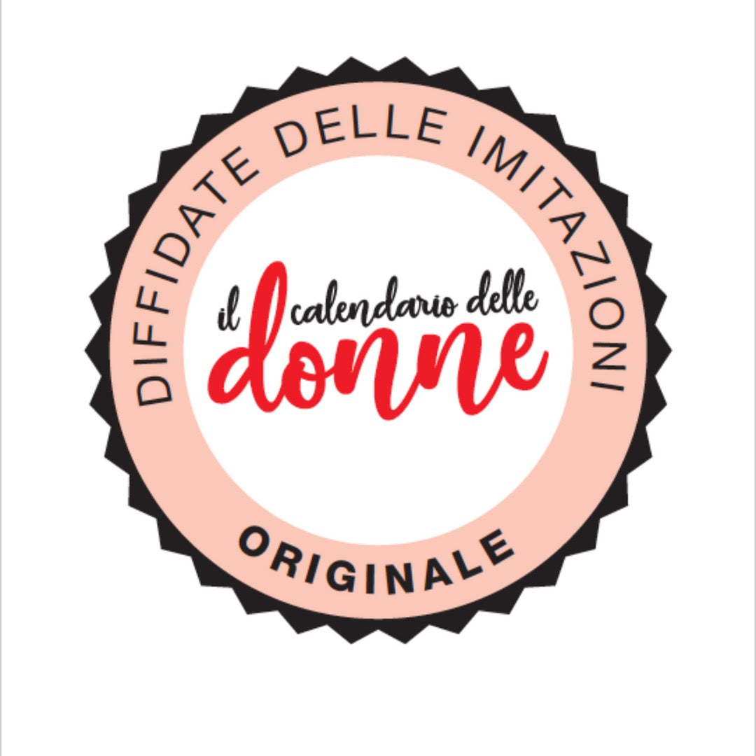 Calendario delle DONNE 2026 - A7 MIDI  7,4x10,5 cm - con Supporto in Cartone