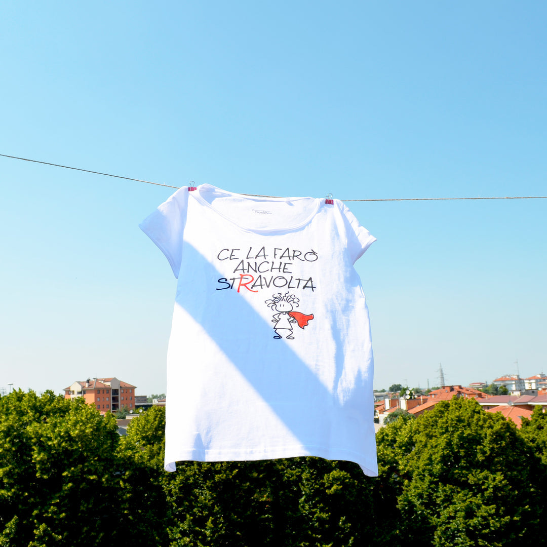 T-Shirt Donna STRAVOLTA White