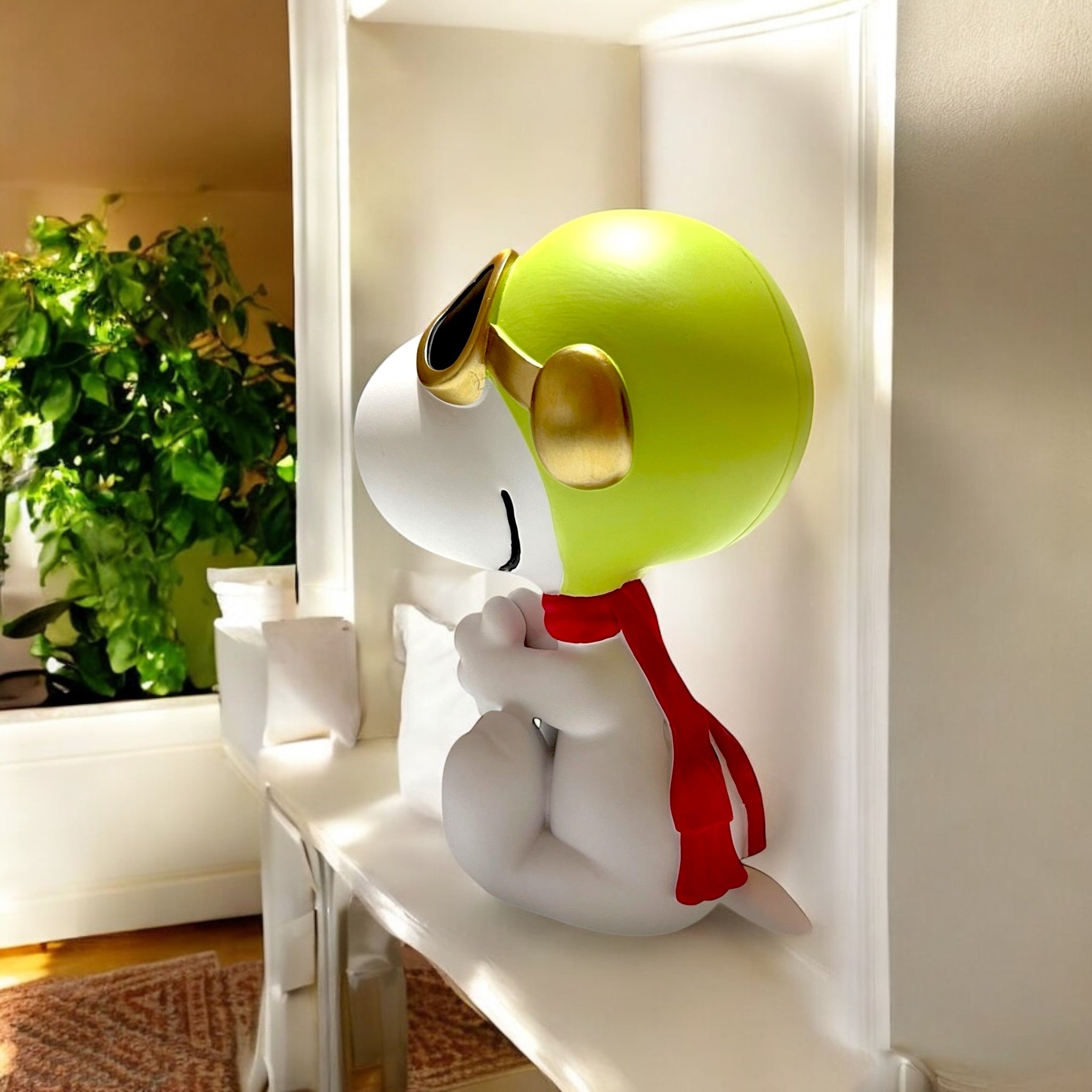 Snoopy Aviator White