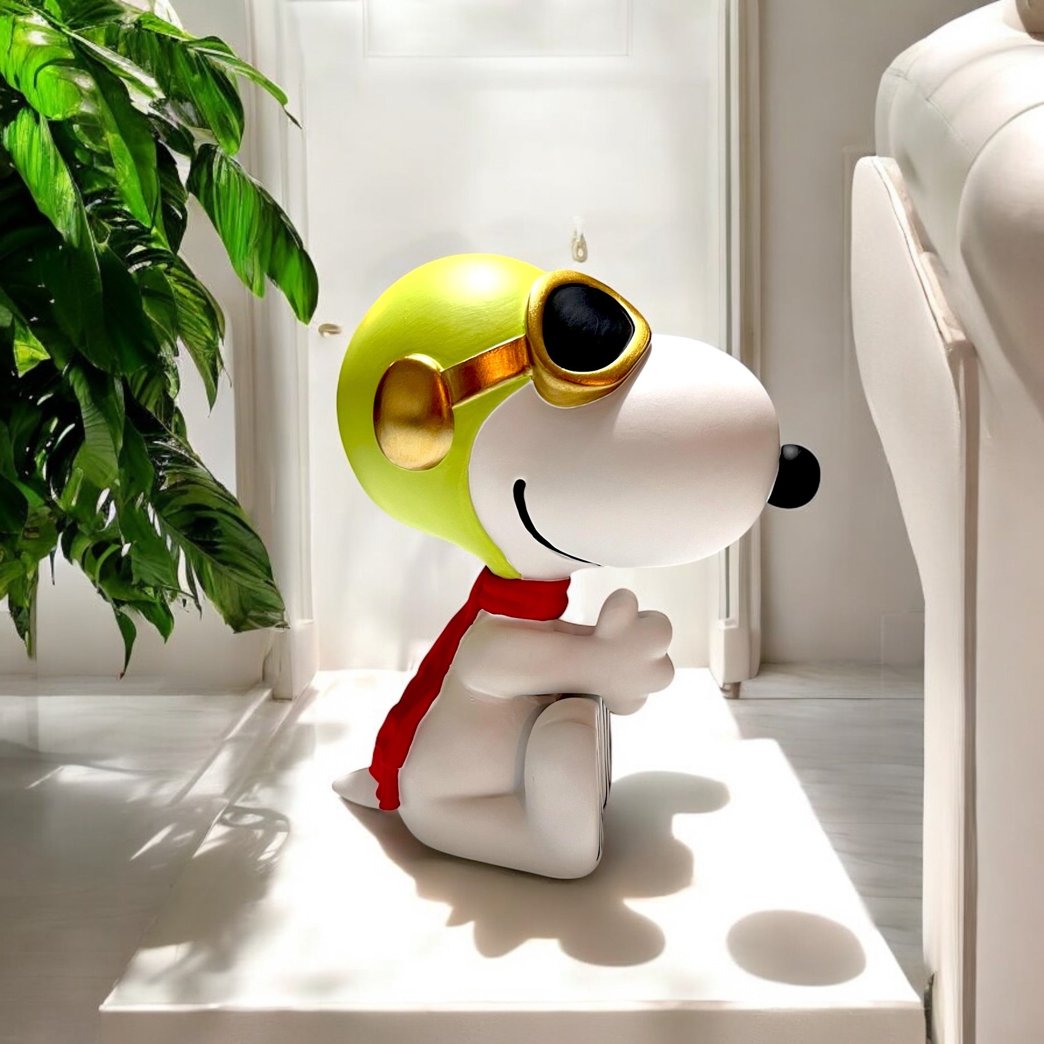 Snoopy Aviator White