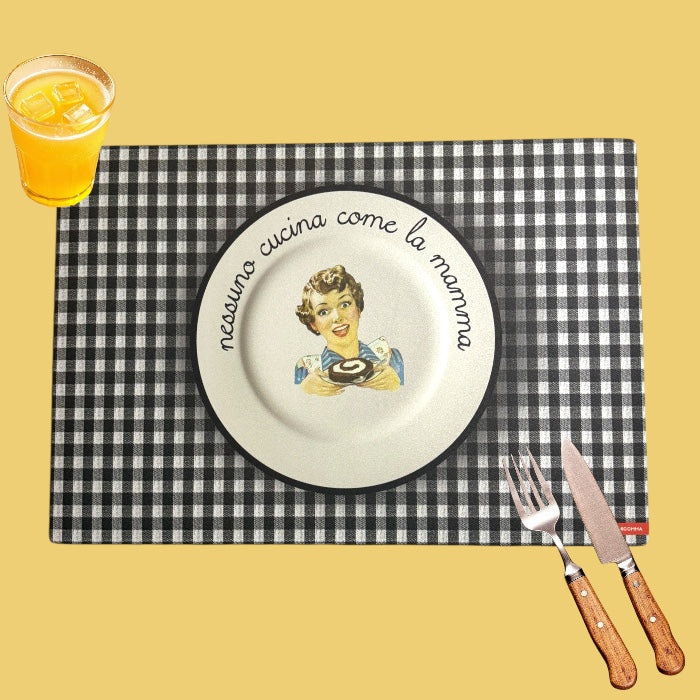 Tovaglietta 30x44cm - NESSUNO CUCINA COME LA MAMMA