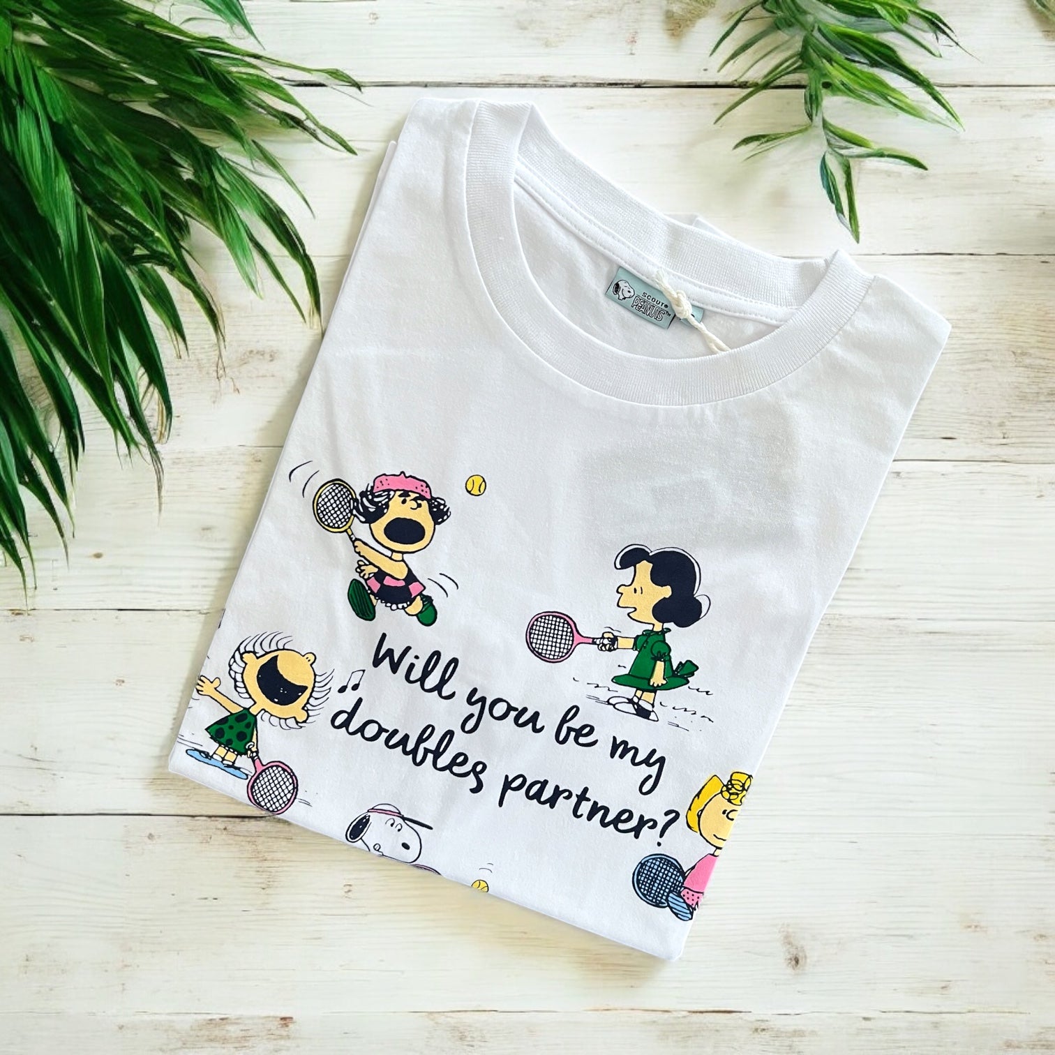 T-Shirt Donna Snoopy Tennis