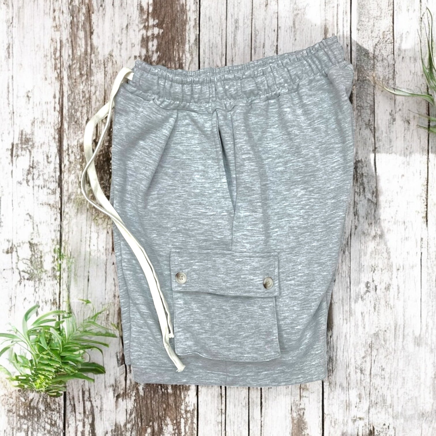 Bermuda Felpa Tasconi - GREY MÉLANGE