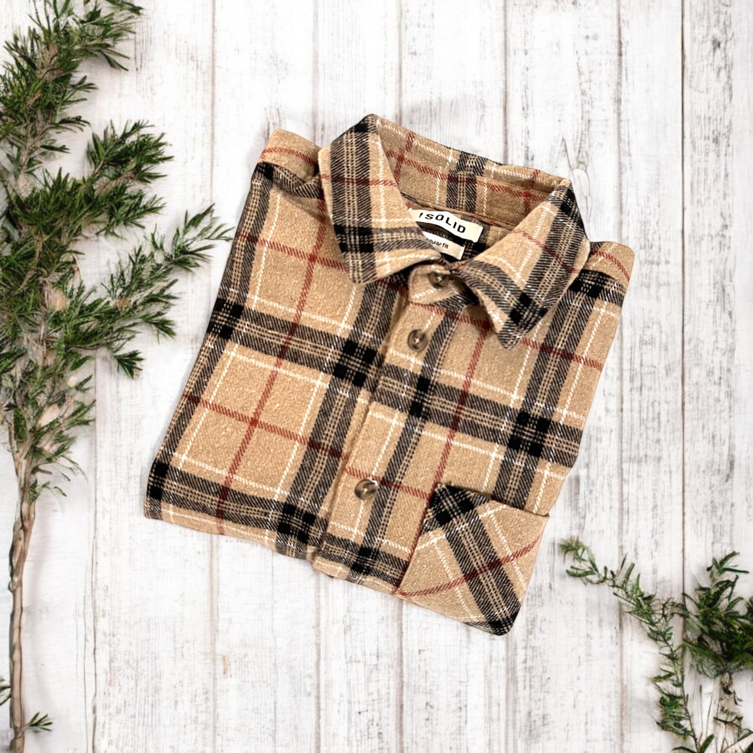 Camicia Flanella MUNIR Miele