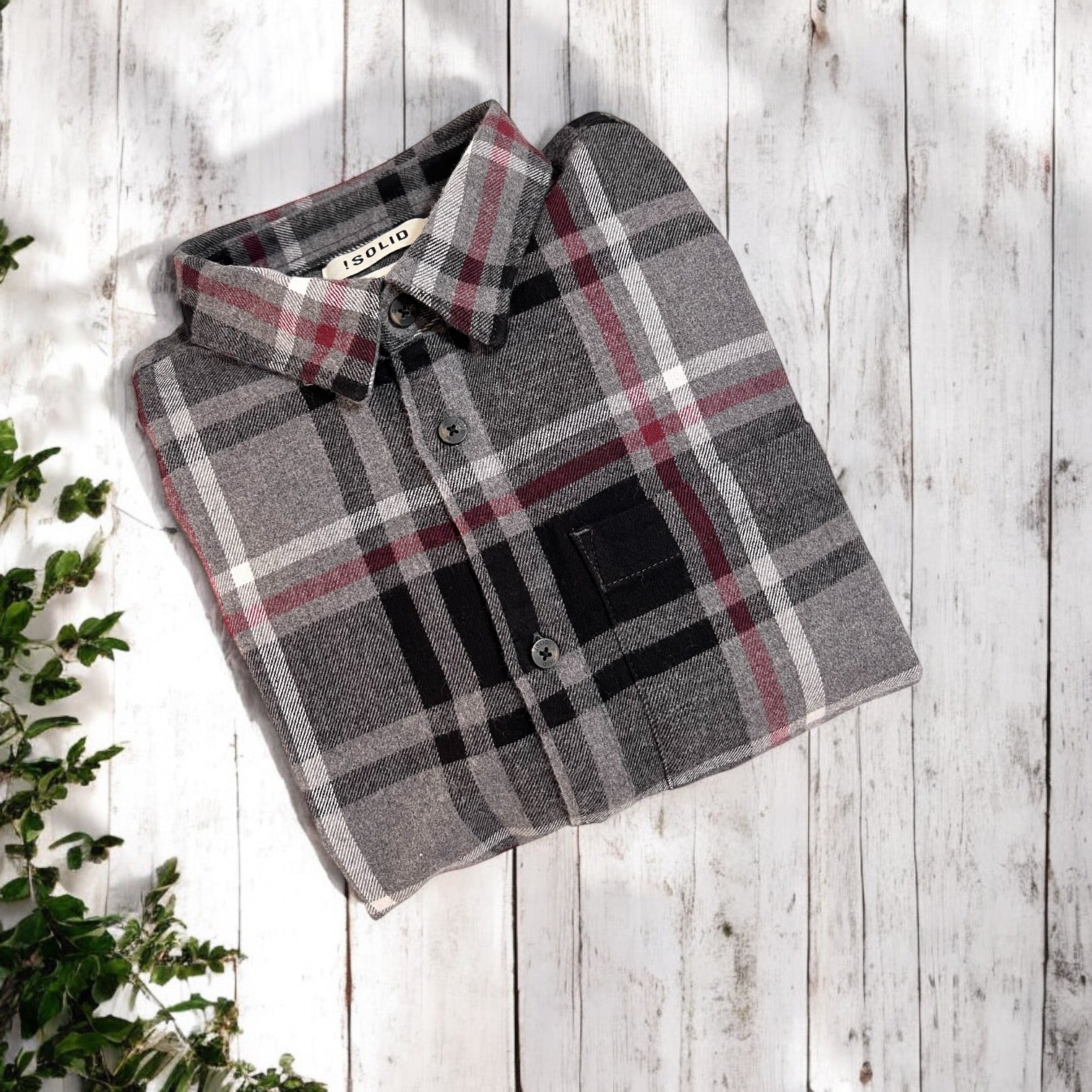 Camicia Flanella CRAIG Gray Melange