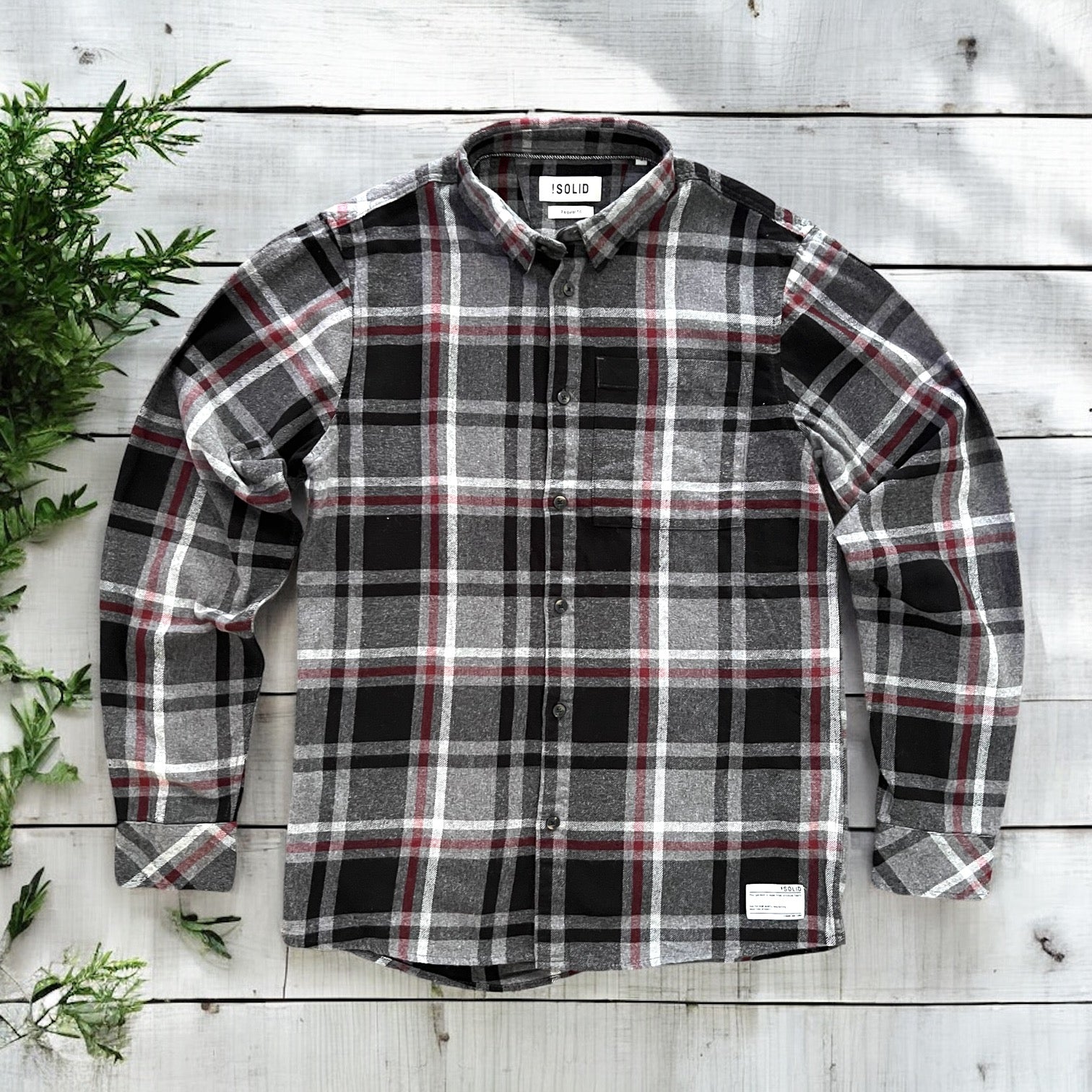 Camicia Flanella CRAIG Gray Melange