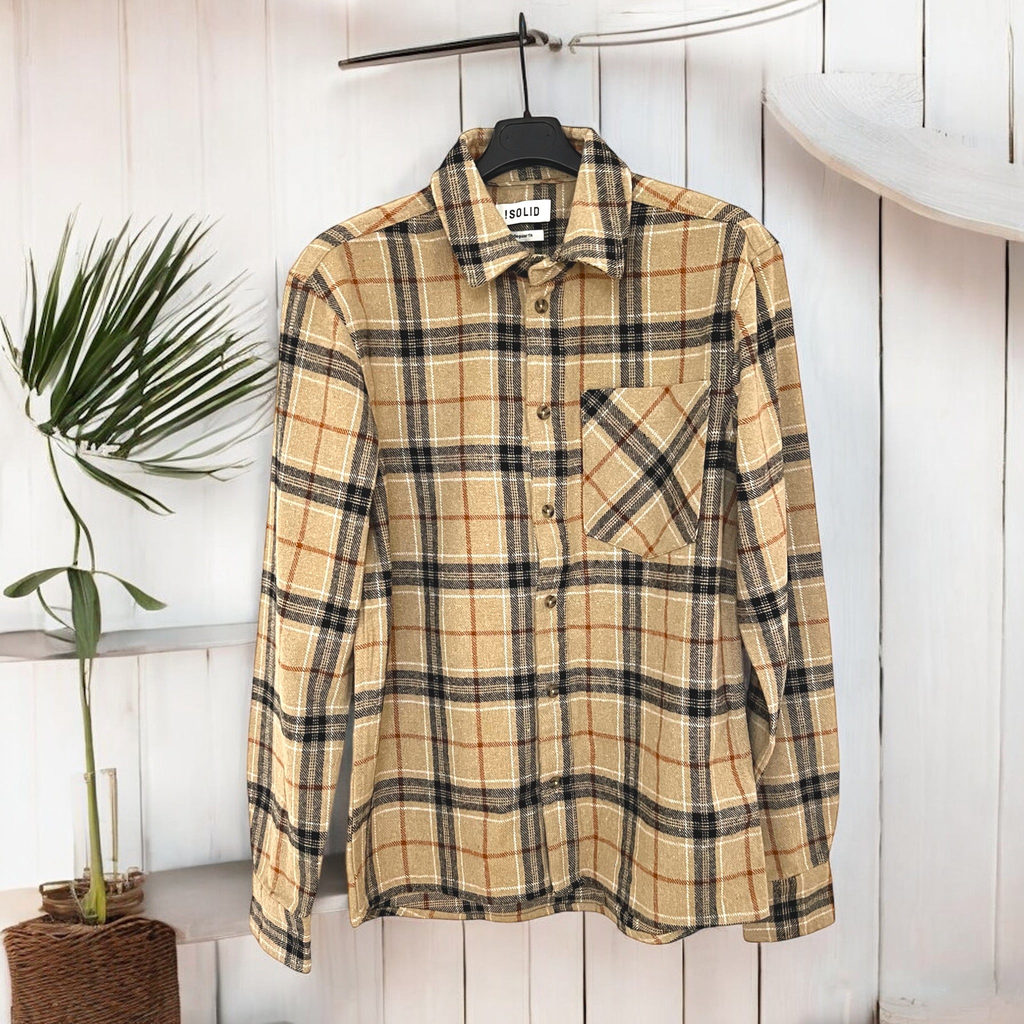 Camicia Flanella MUNIR Miele