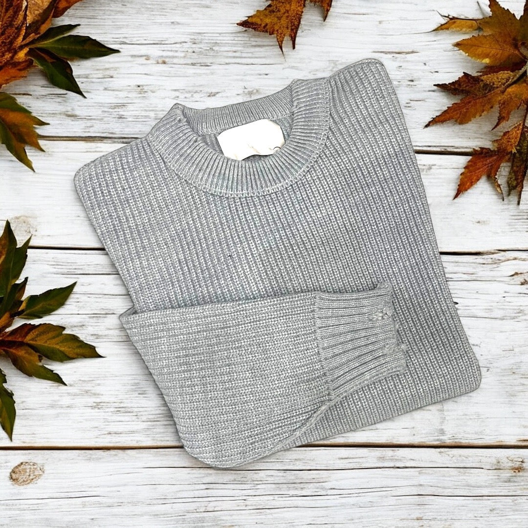 Pull Girocollo Rotture GRIGIO