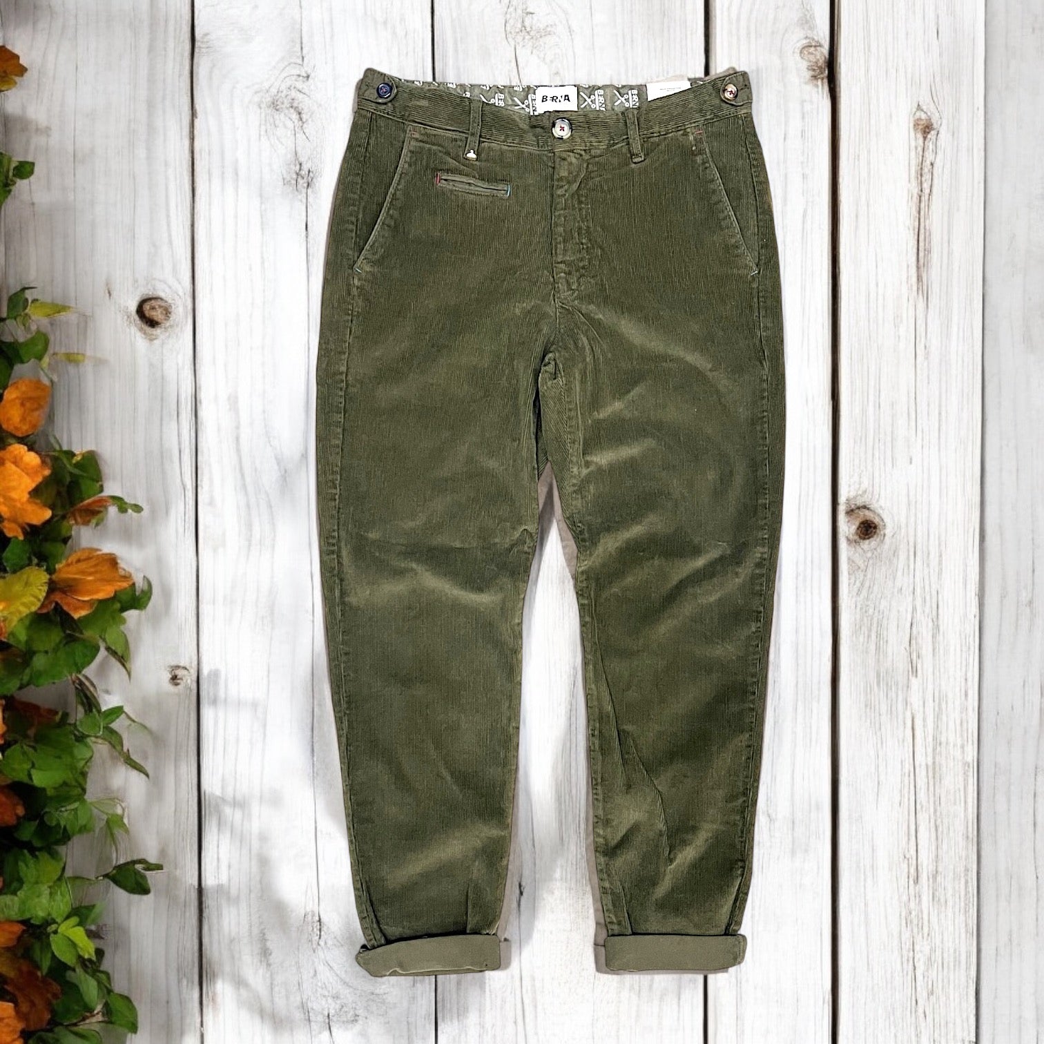 Pantalone Velluto Wembley AI AVOCADO