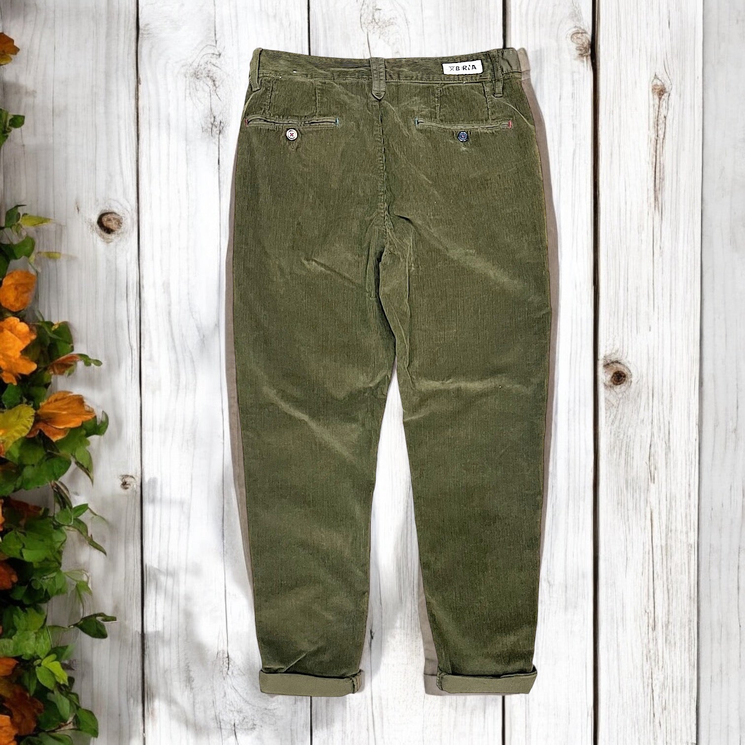 Pantalone Velluto Wembley AI AVOCADO