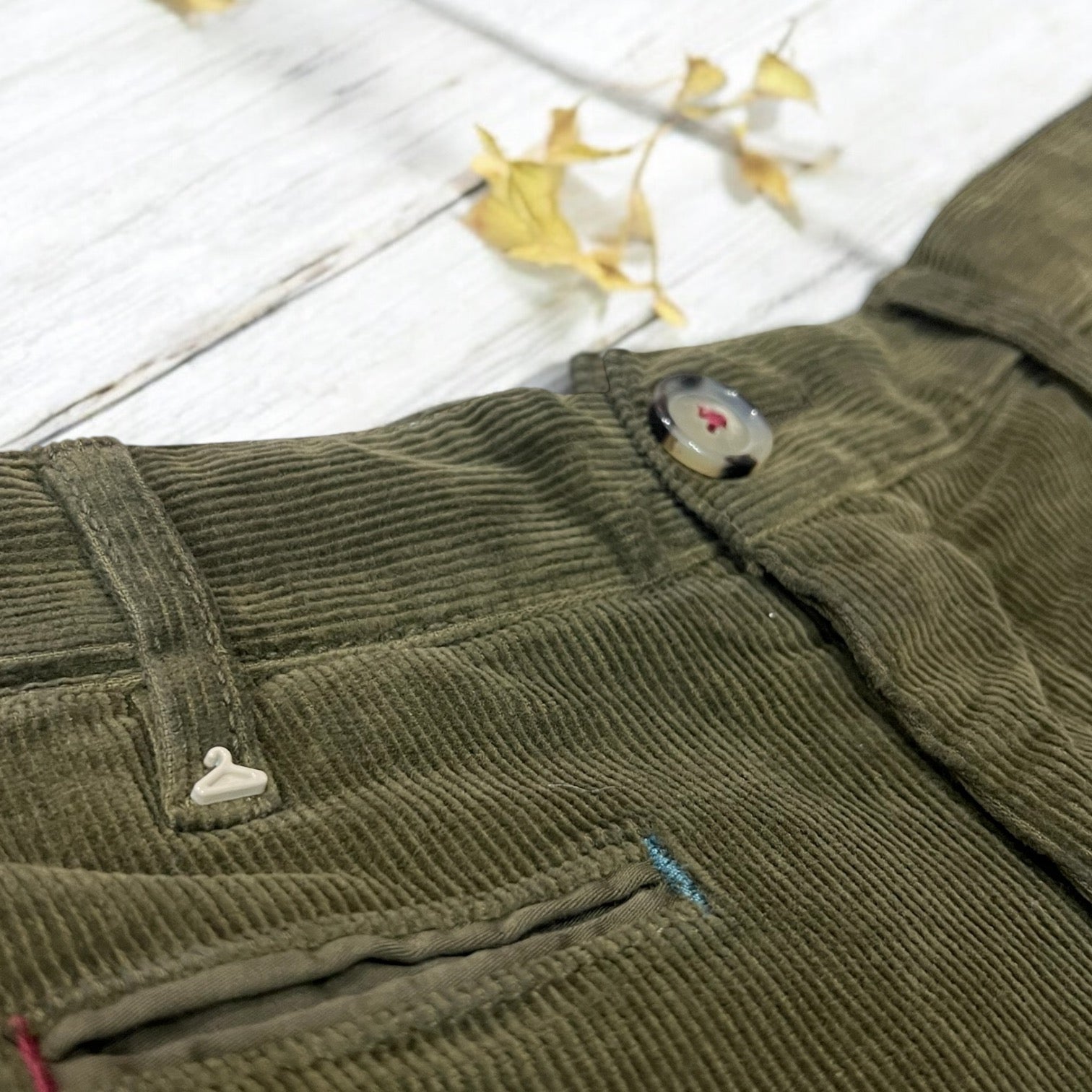 Pantalone Velluto Wembley AI AVOCADO