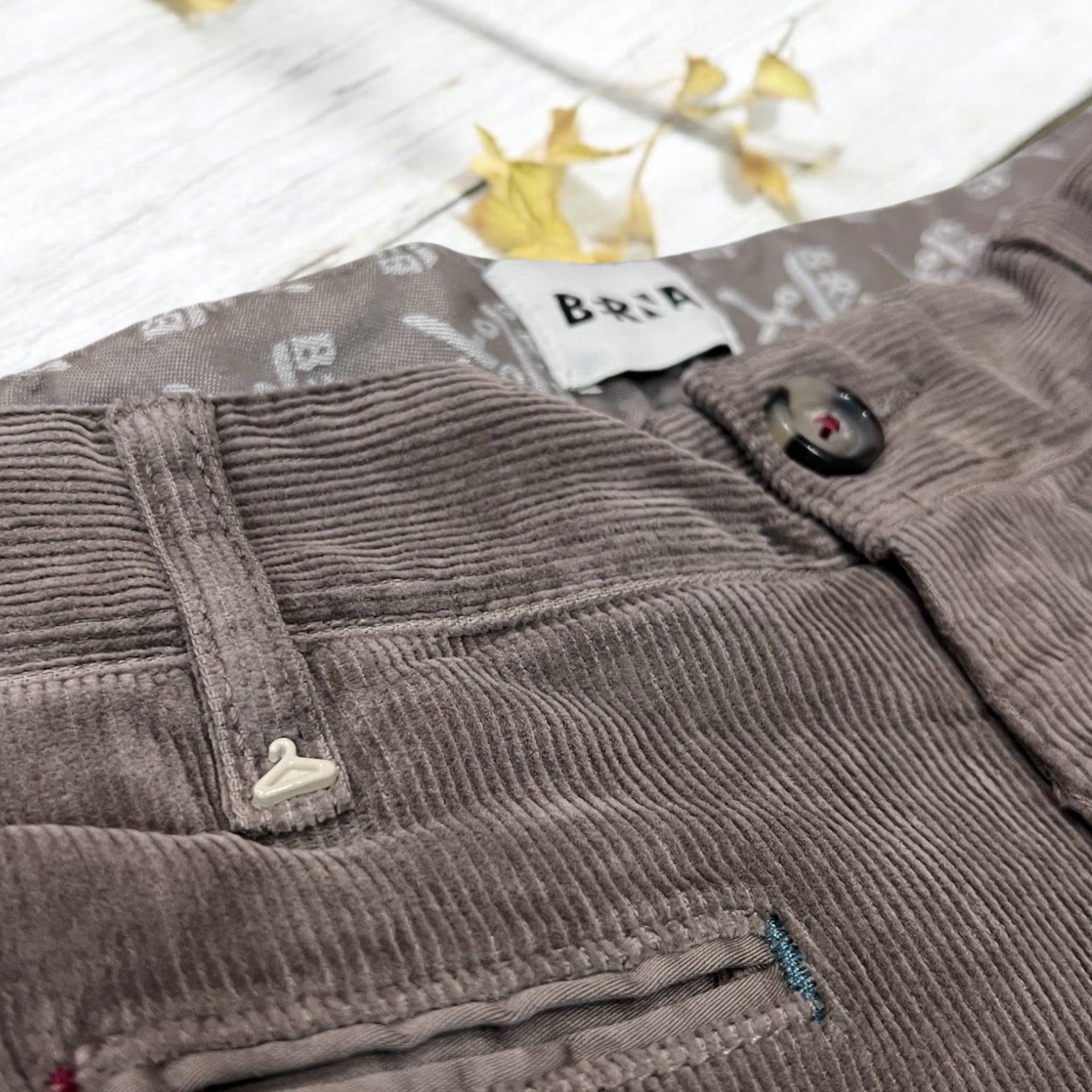 Pantalone Velluto Wembley AI TORTORA