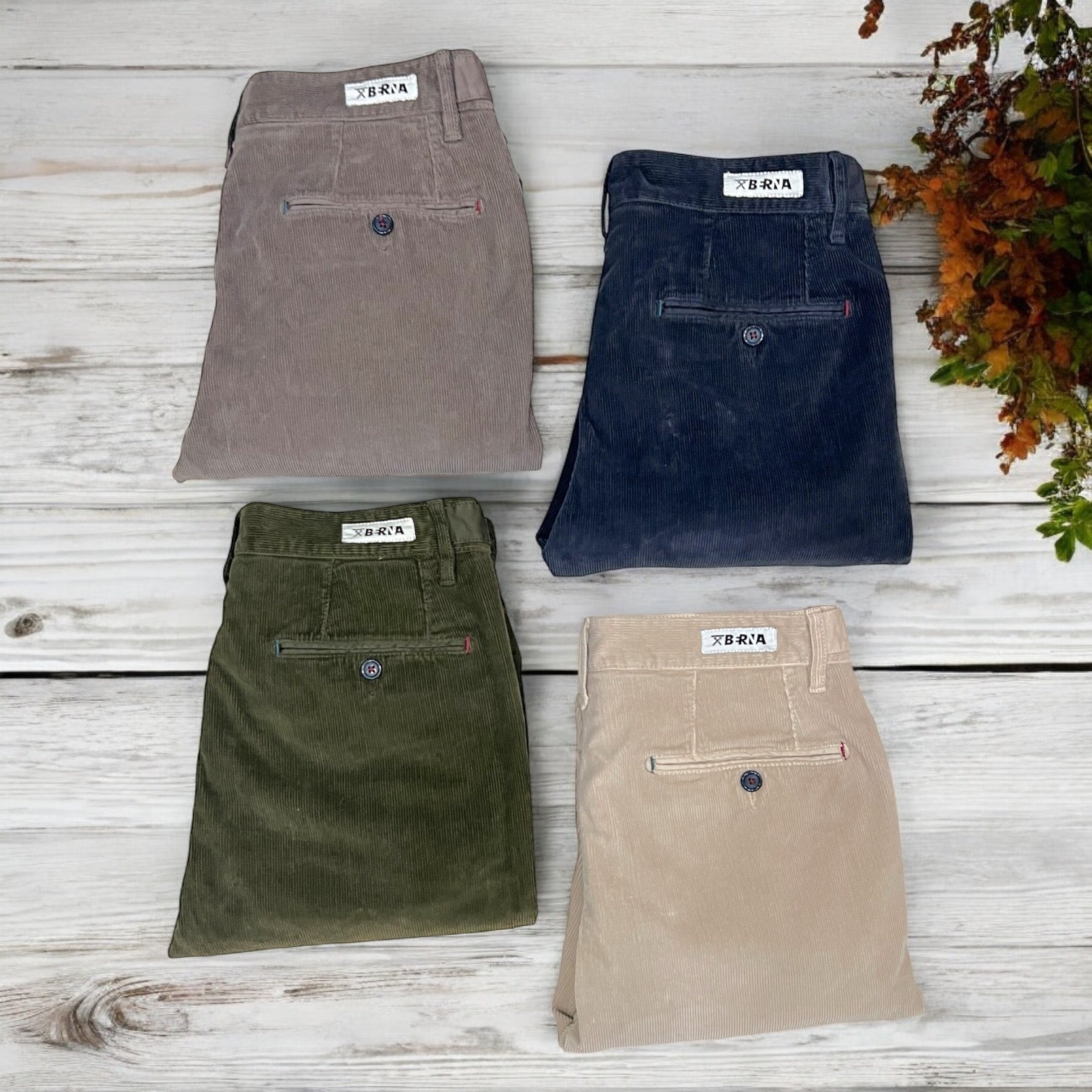 Pantalone Velluto Wembley AI TORTORA