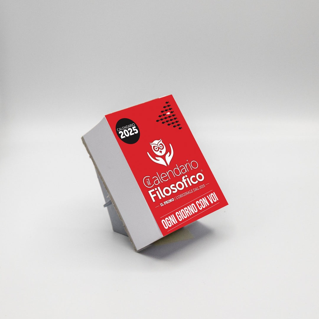 Calendario Filosofico 2025 - A7 MIDI  7,4x10,5 cm - con Supporto in Cartone