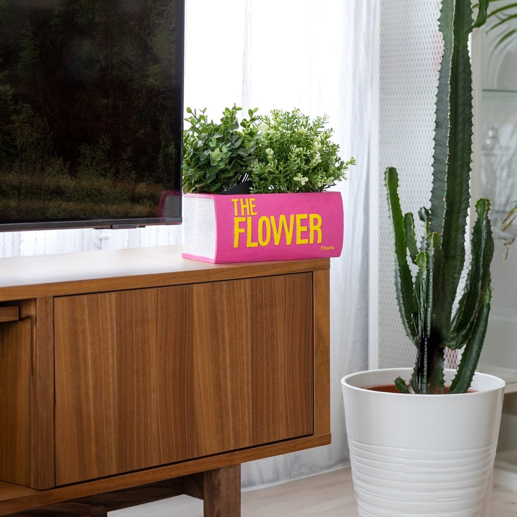 Vaso FLOWER BOOK Rosa
