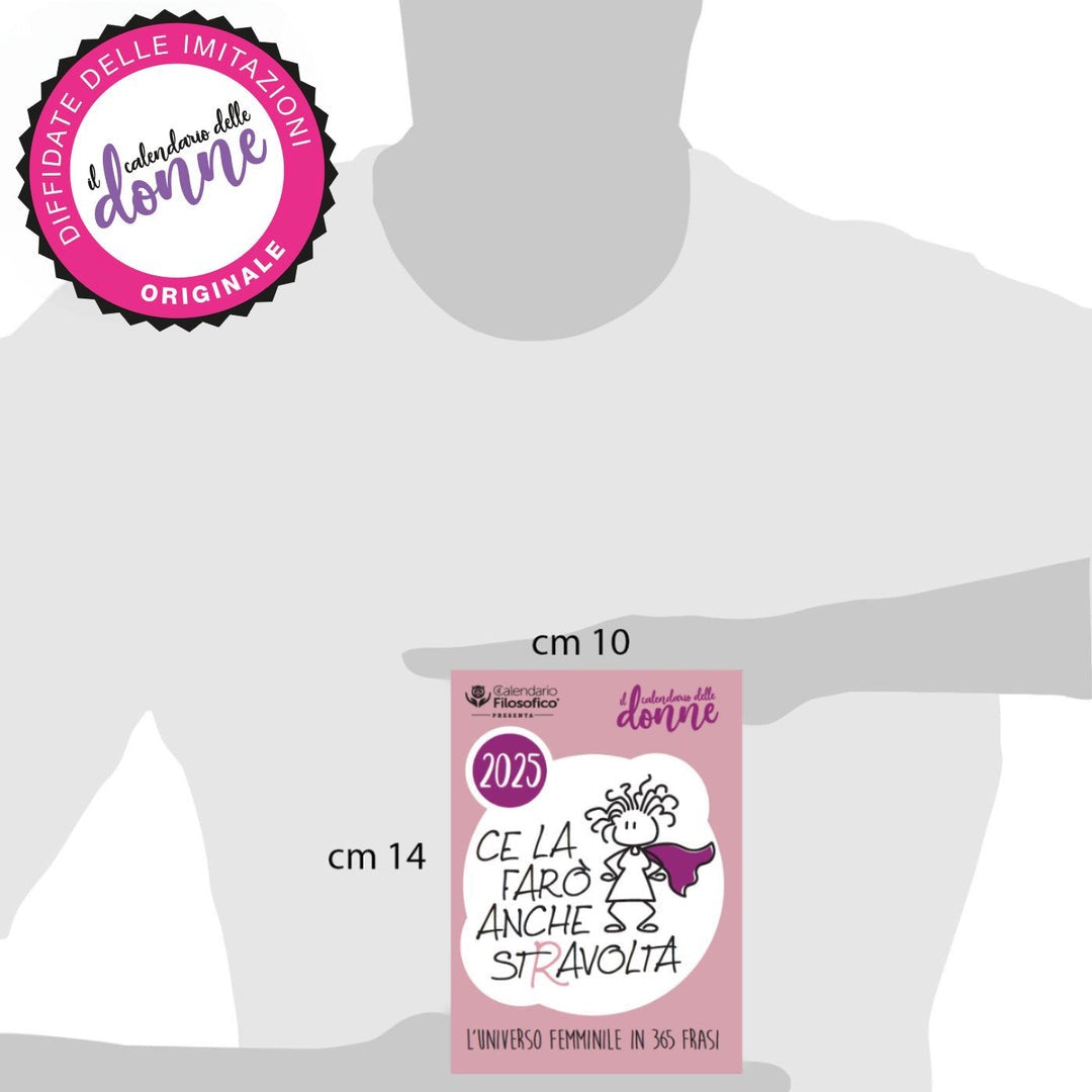 Calendario Delle Donne 2025 - Pensieri Al Femminile Con Supporto, Formato A7 7,5x10,5 Cm - Foto 10