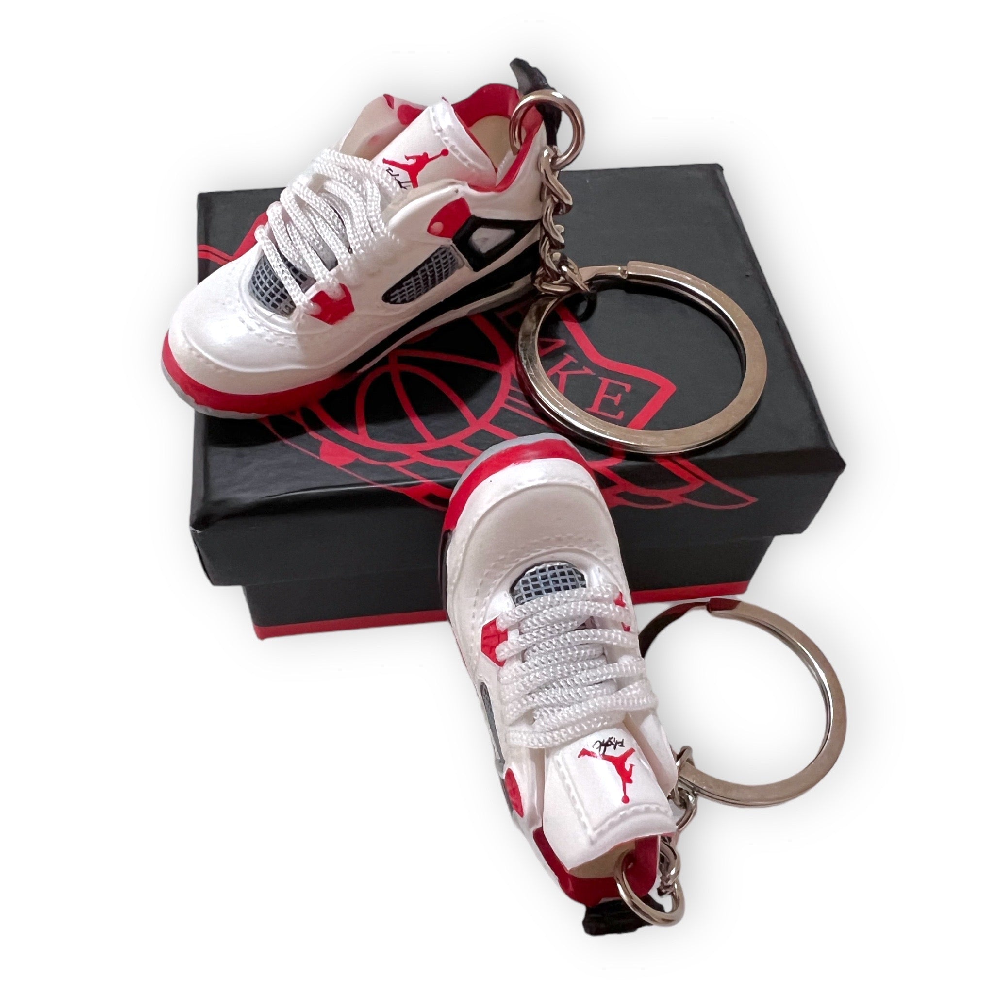 Portachiavi Mini Sneakers - Jordan 4 Retro Fire Red