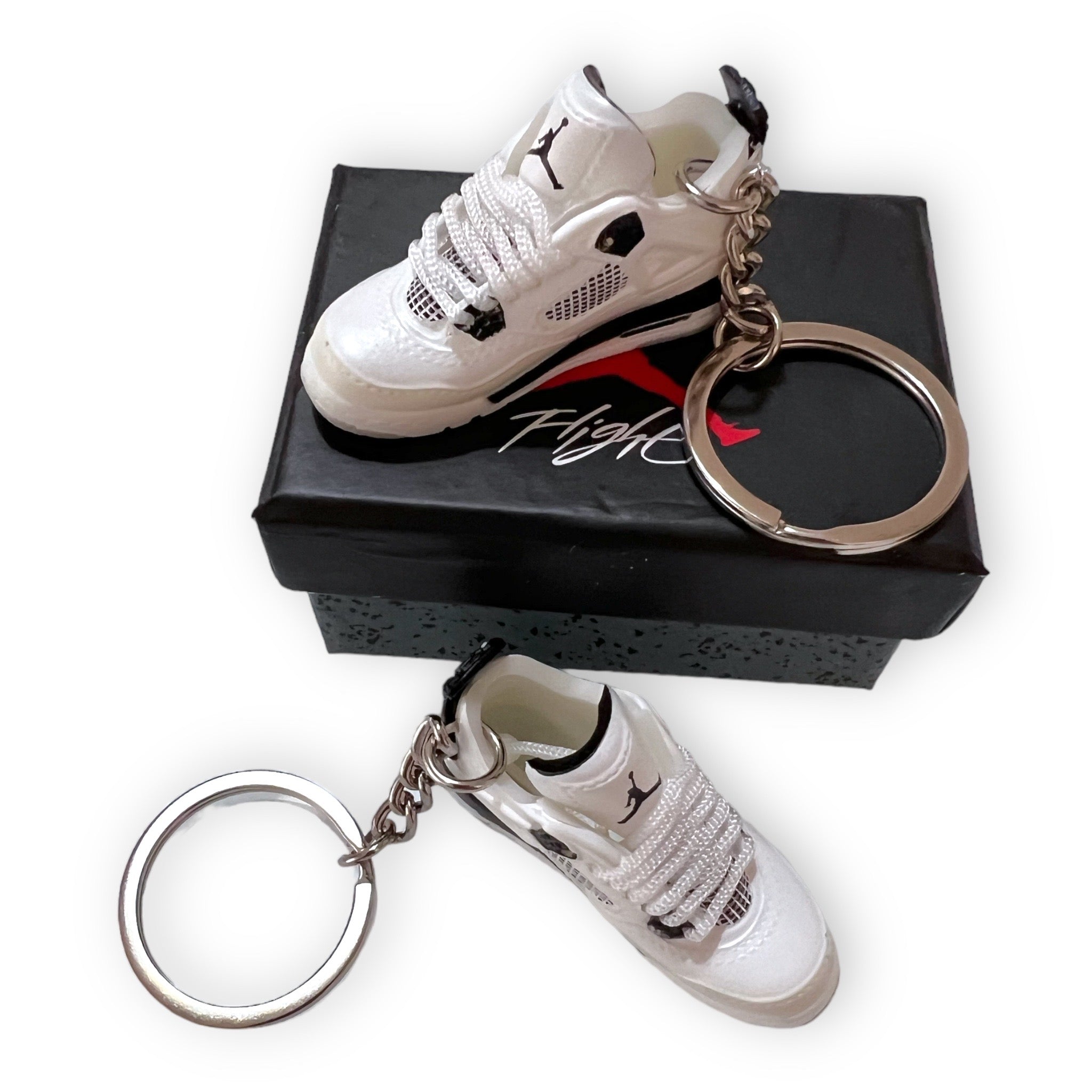Portachiavi Mini Sneakers - Jordan 4 Retro Military Black