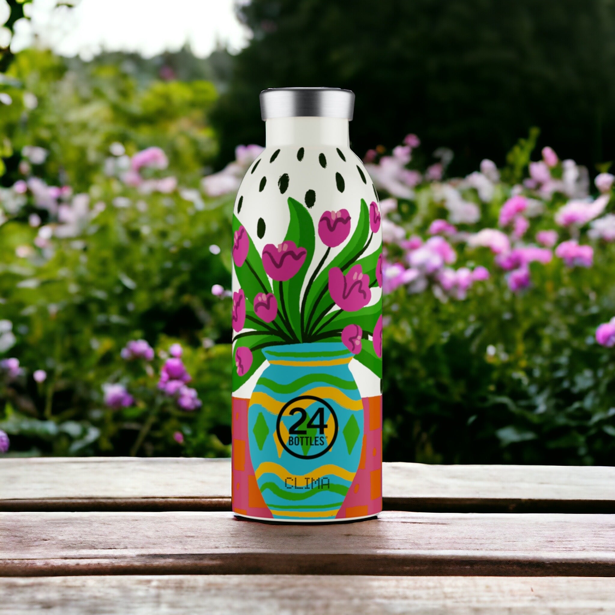 Clima Bottle Fiori Rosa 500ml