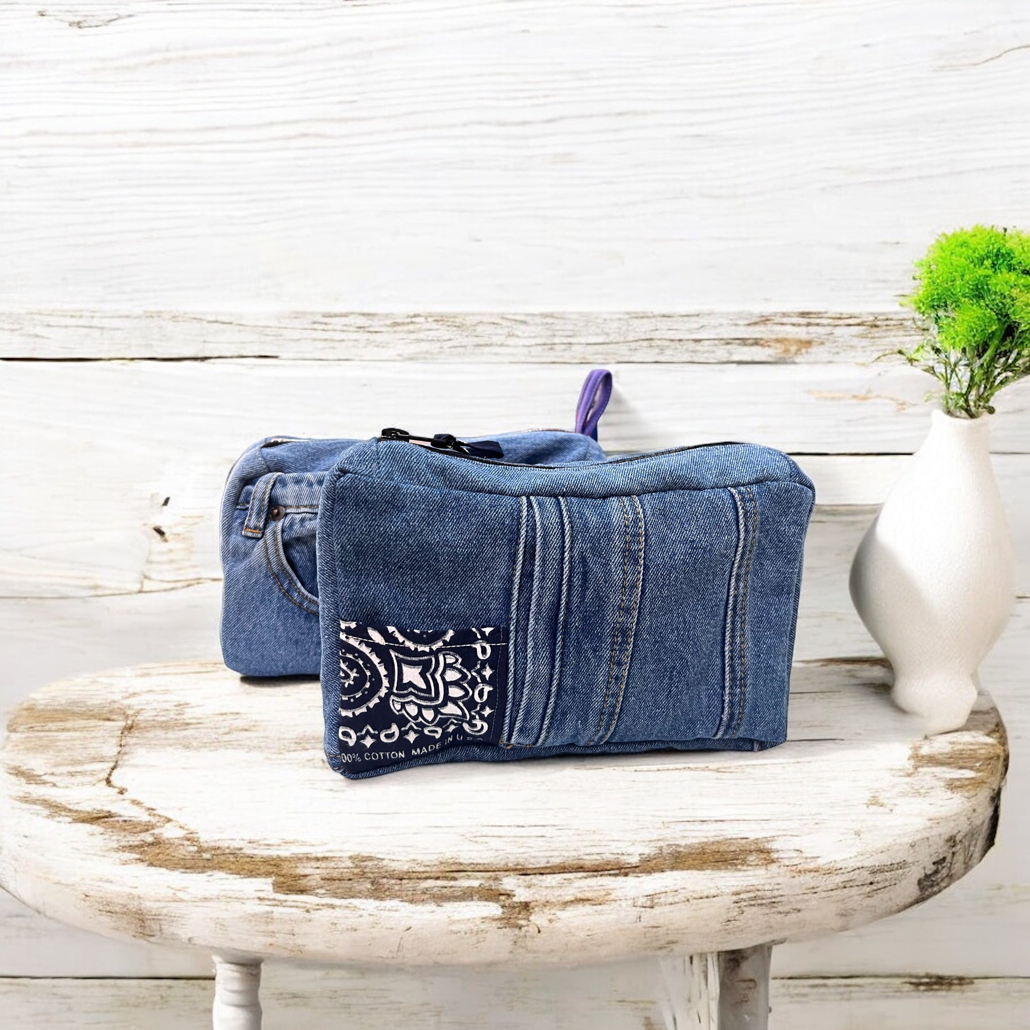 Astuccio Denim Riciclato