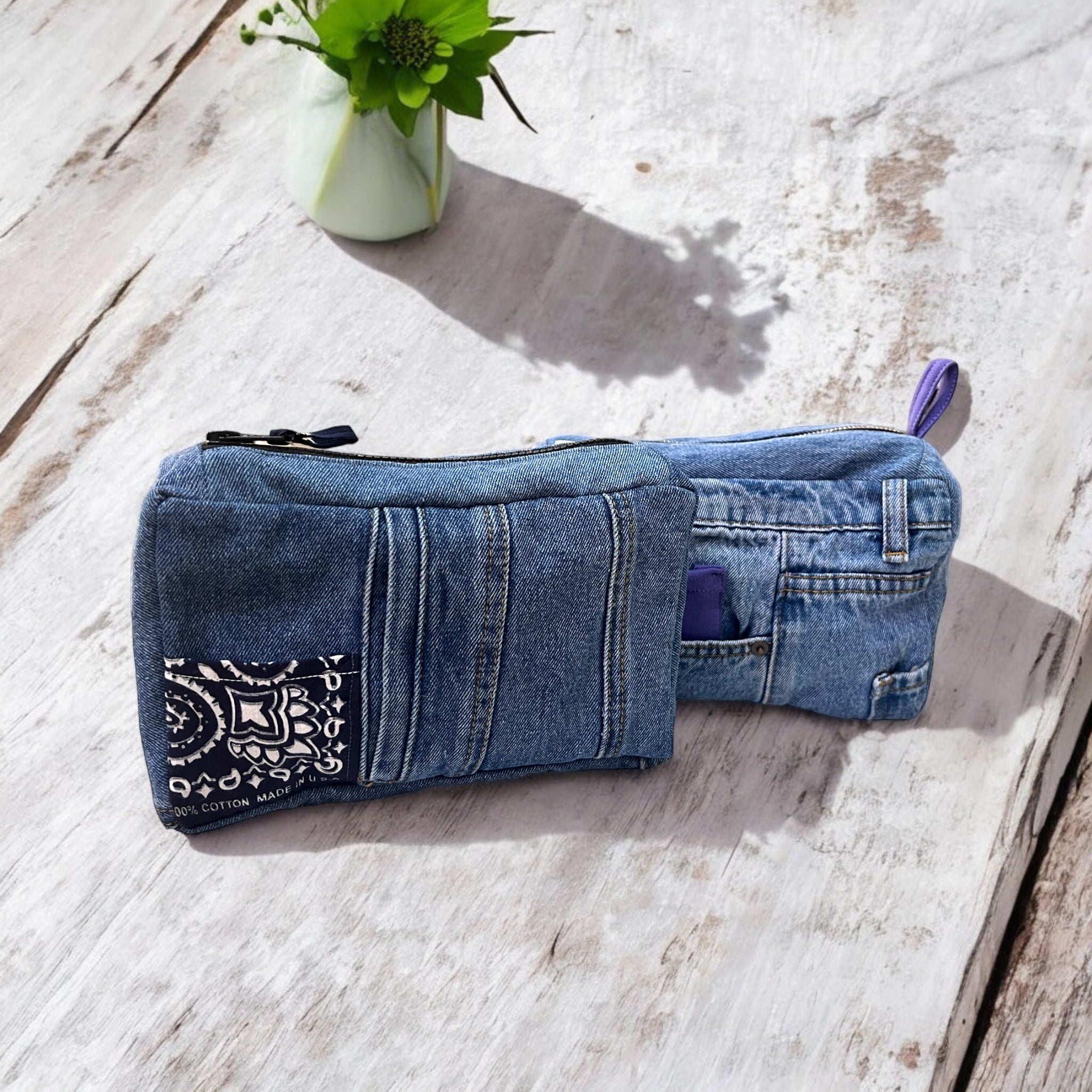 Astuccio Denim Riciclato
