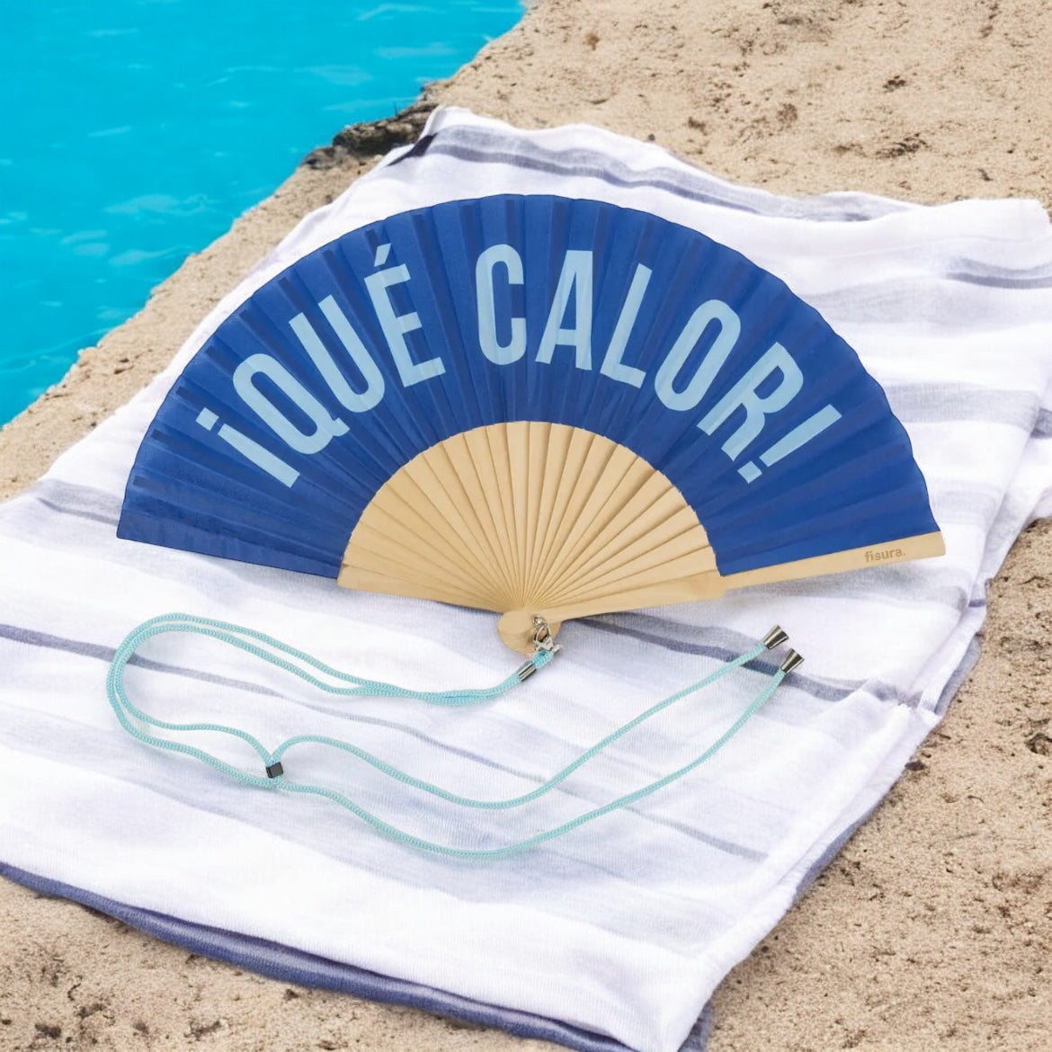 Ventaglio QUÉ CALOR Blue