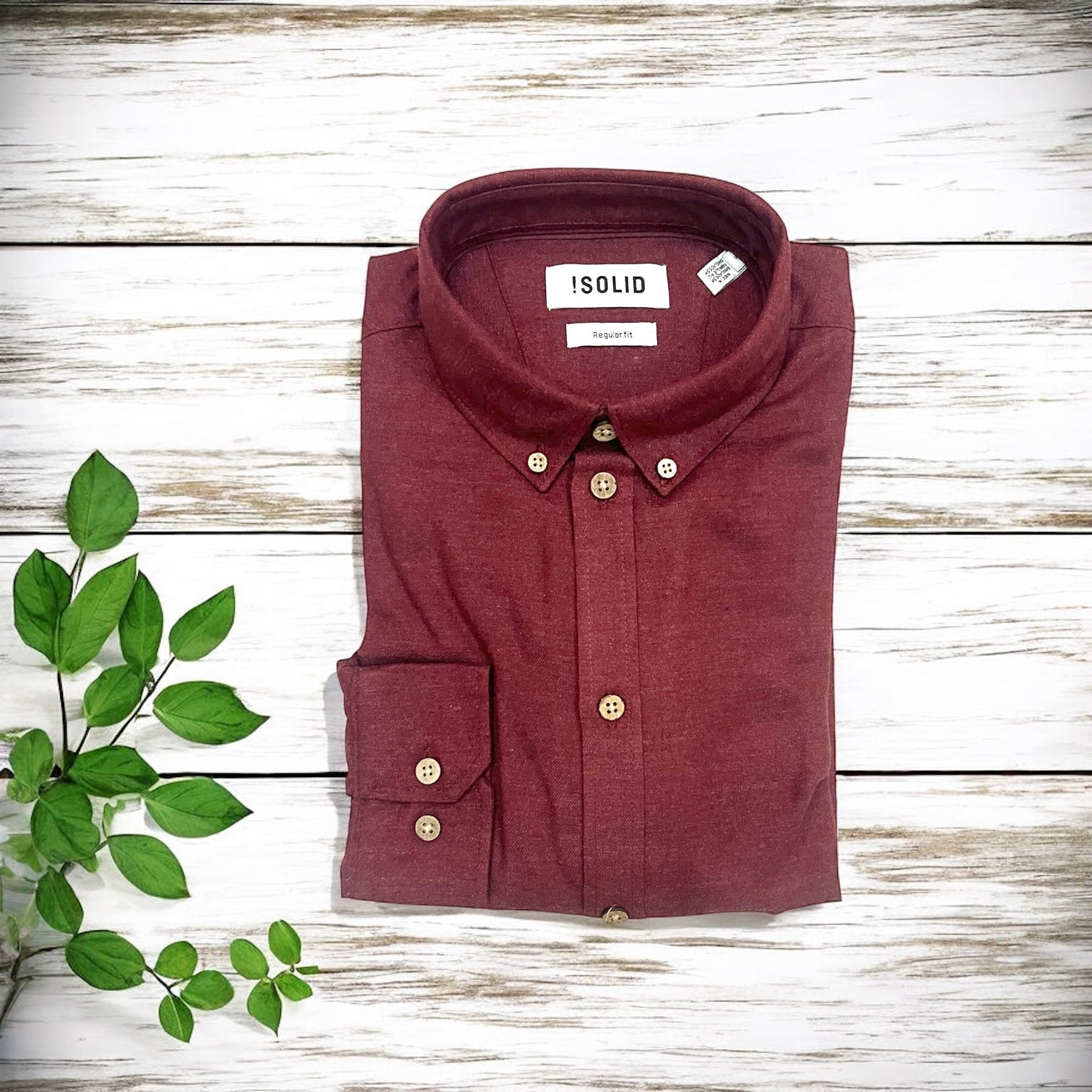 Camicia Manica Lunga PETE Burgundy