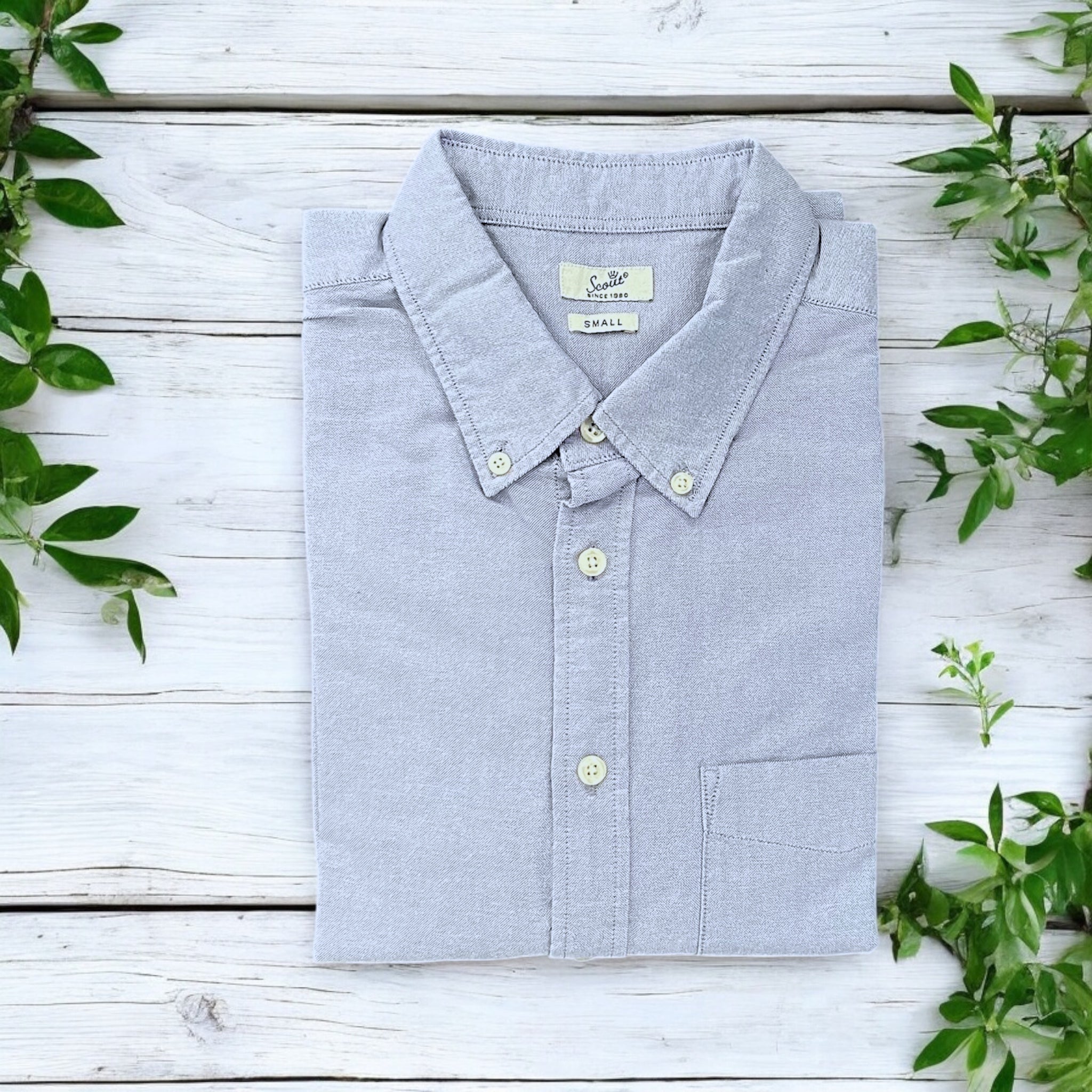 Camicia Uomo Oxford Blu