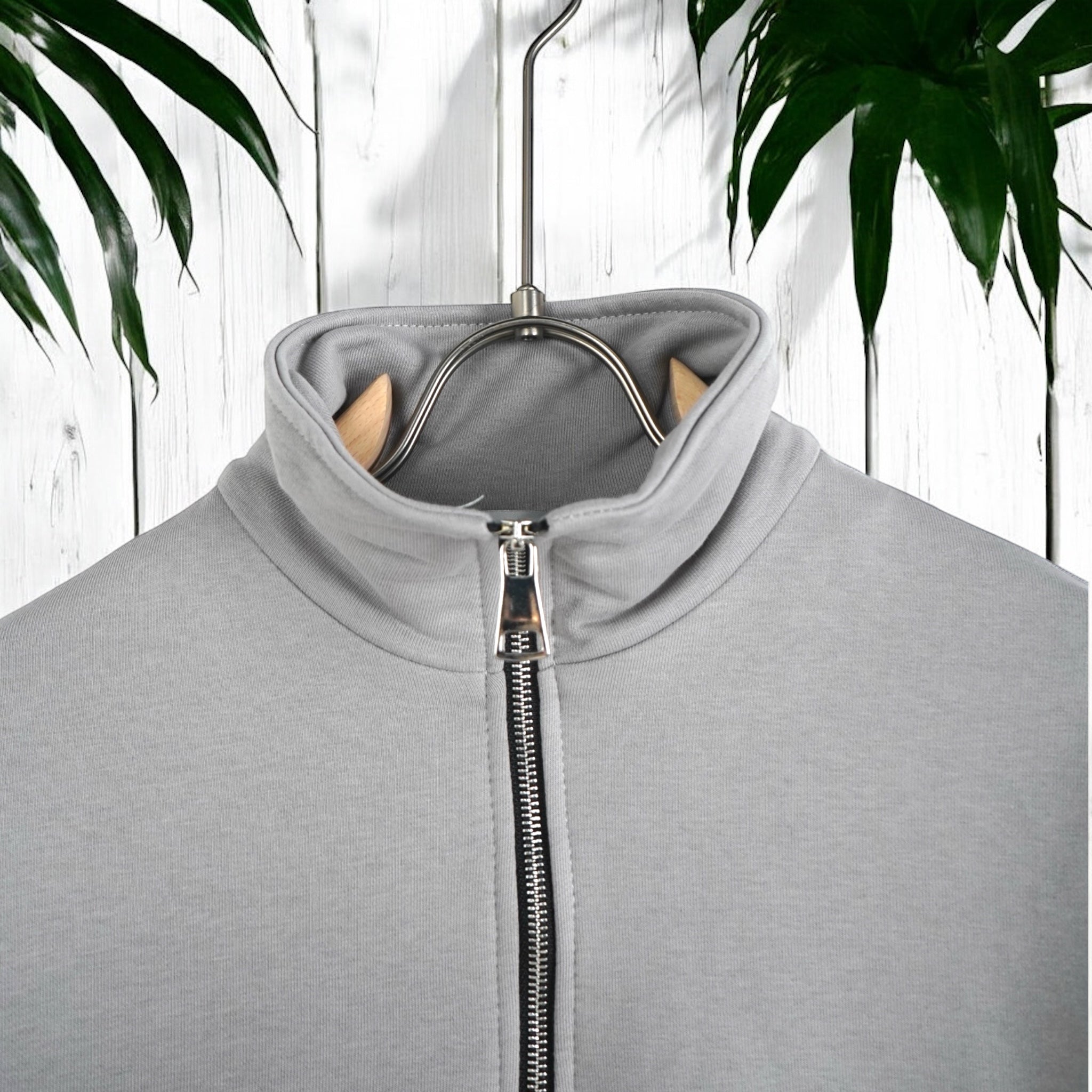Felpa Mezza Zip GRIGIO GYM