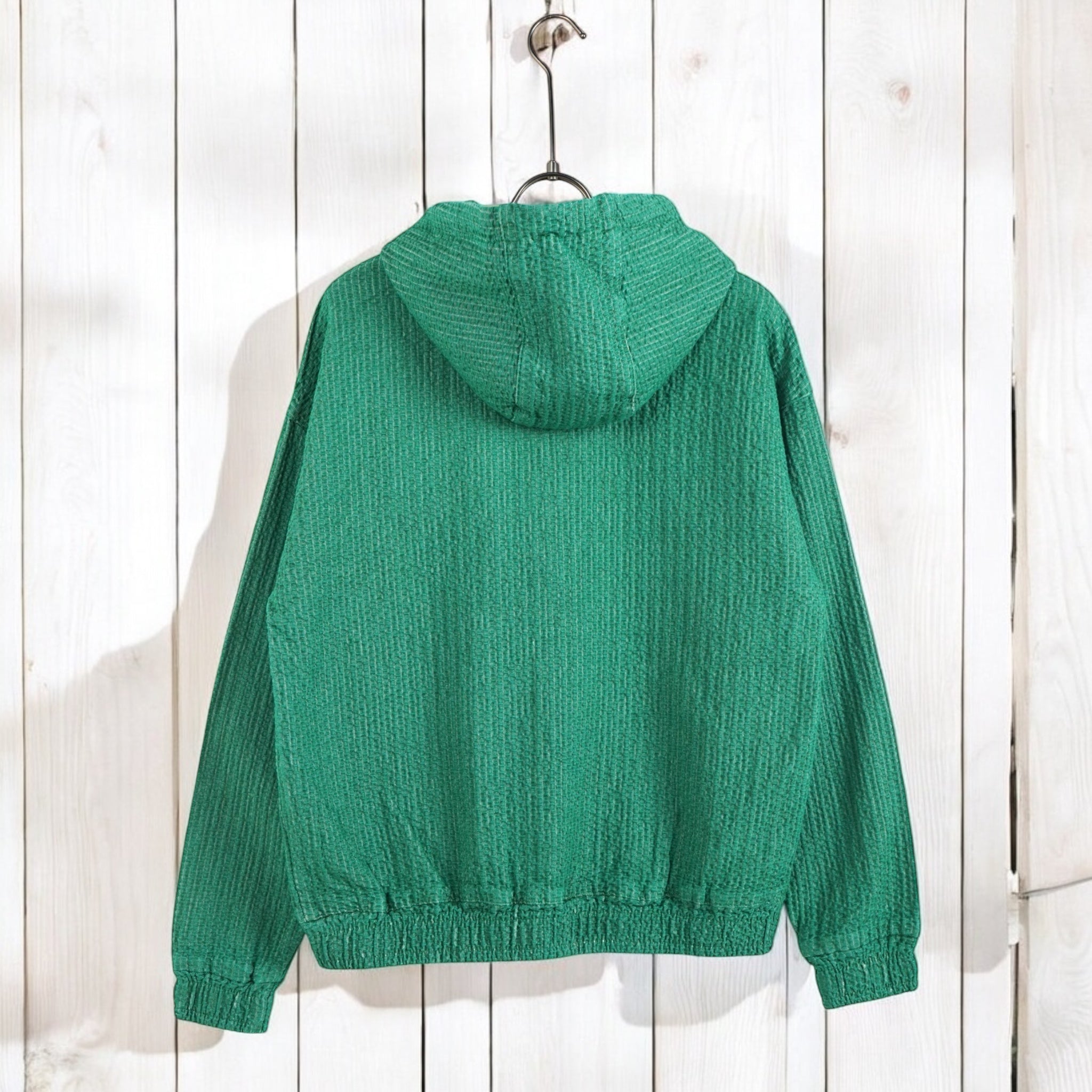 Felpa Jacket Zip Cappuccio GREEN