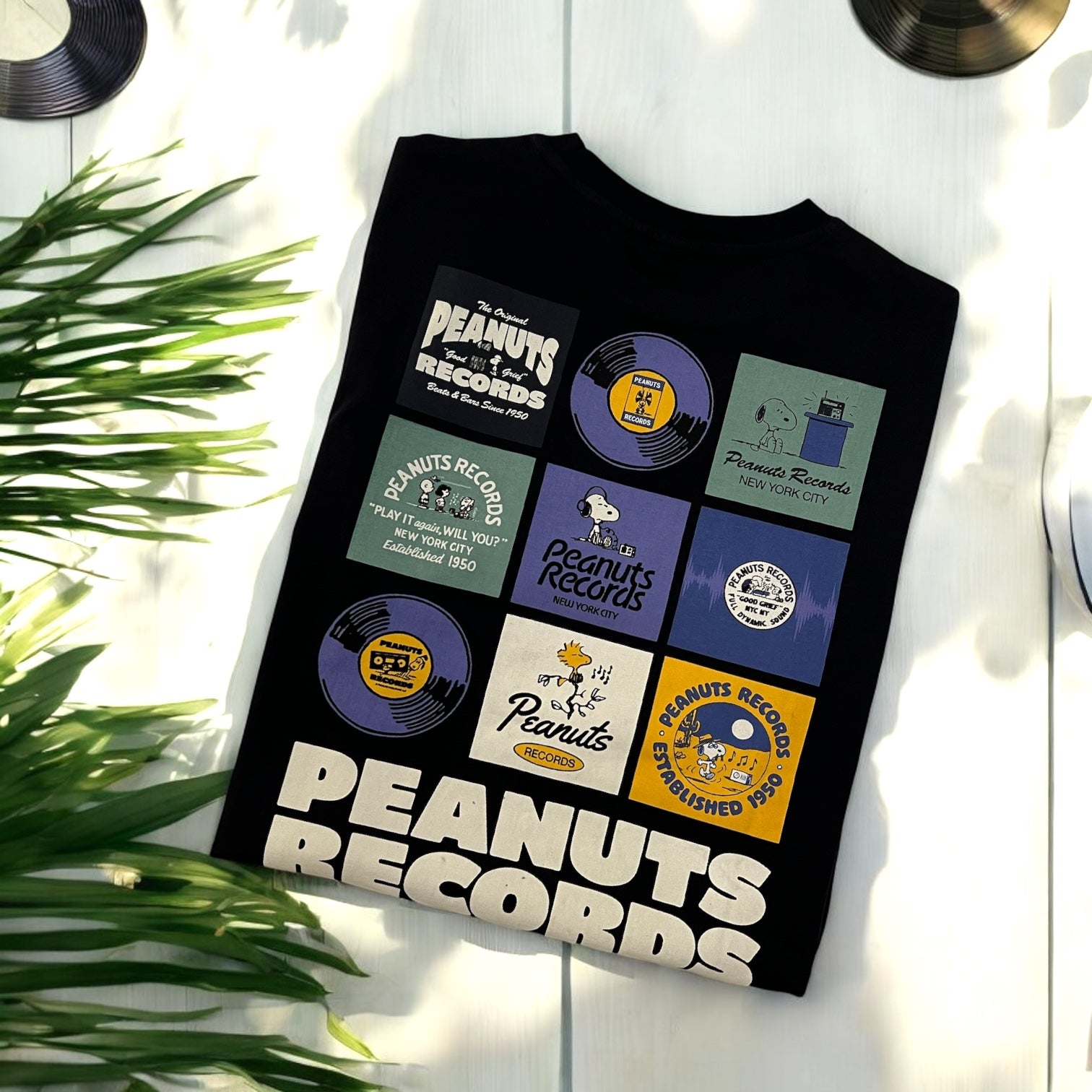 T-Shirt Over Uomo Snoopy Records