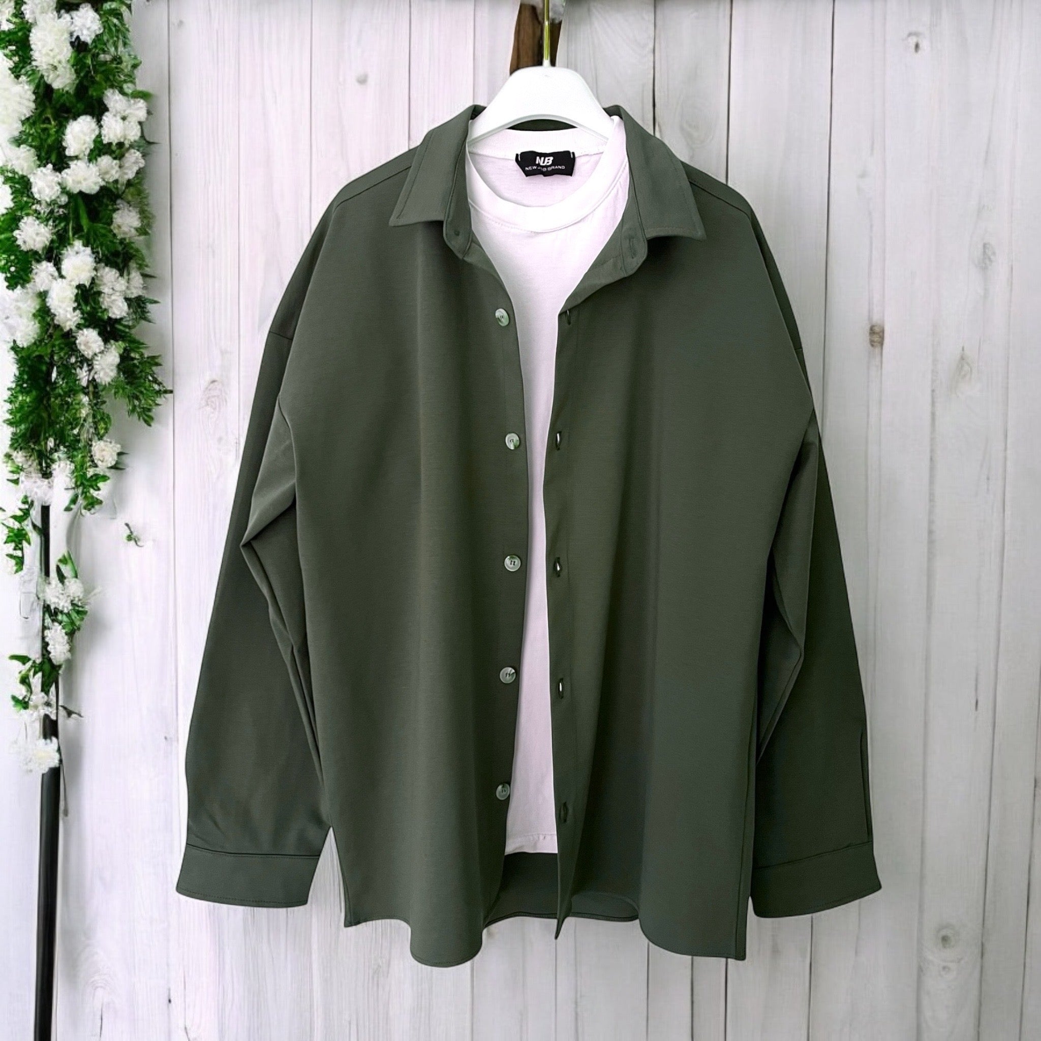 Camicia Overshirt NIPPON Militare