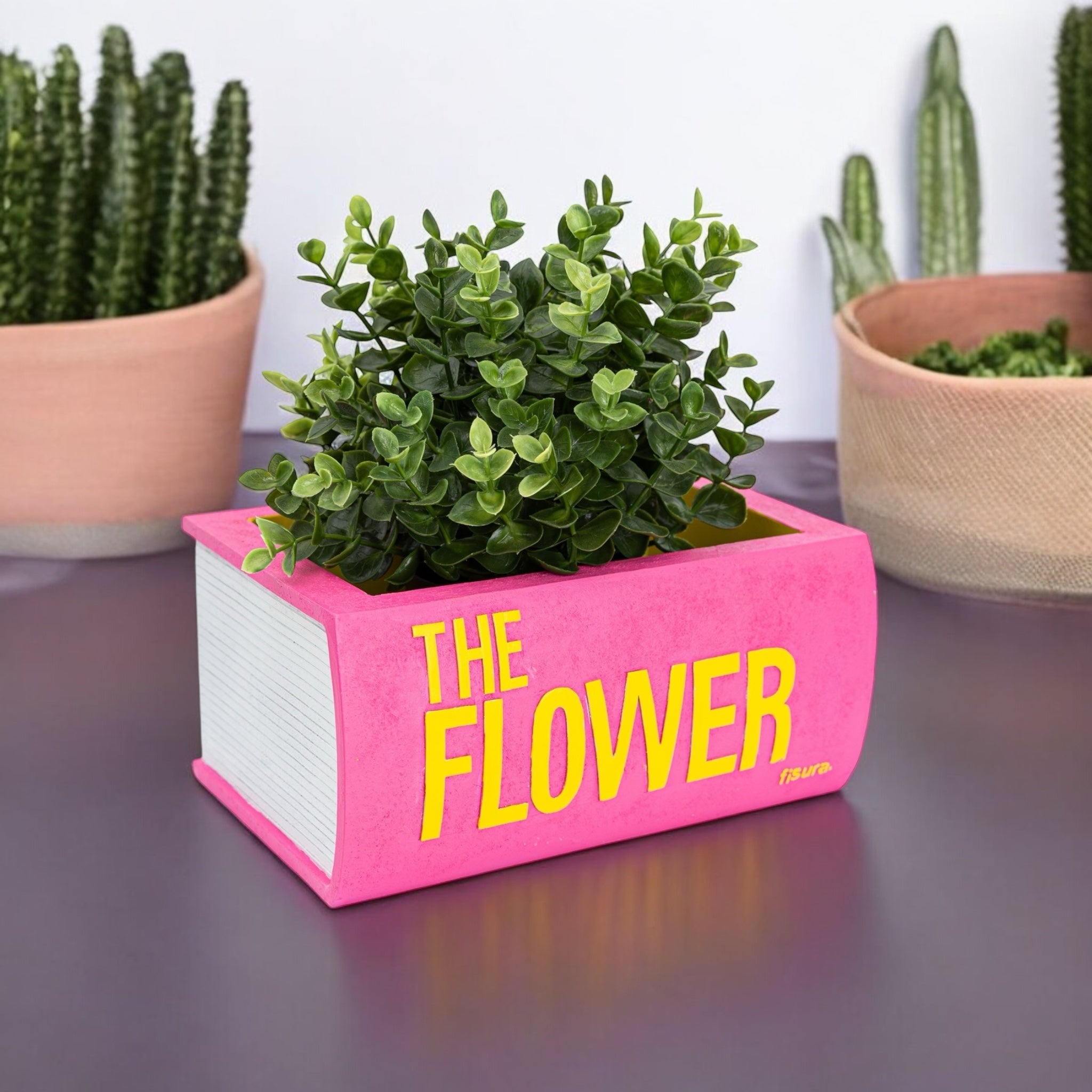 Vaso FLOWER BOOK Rosa