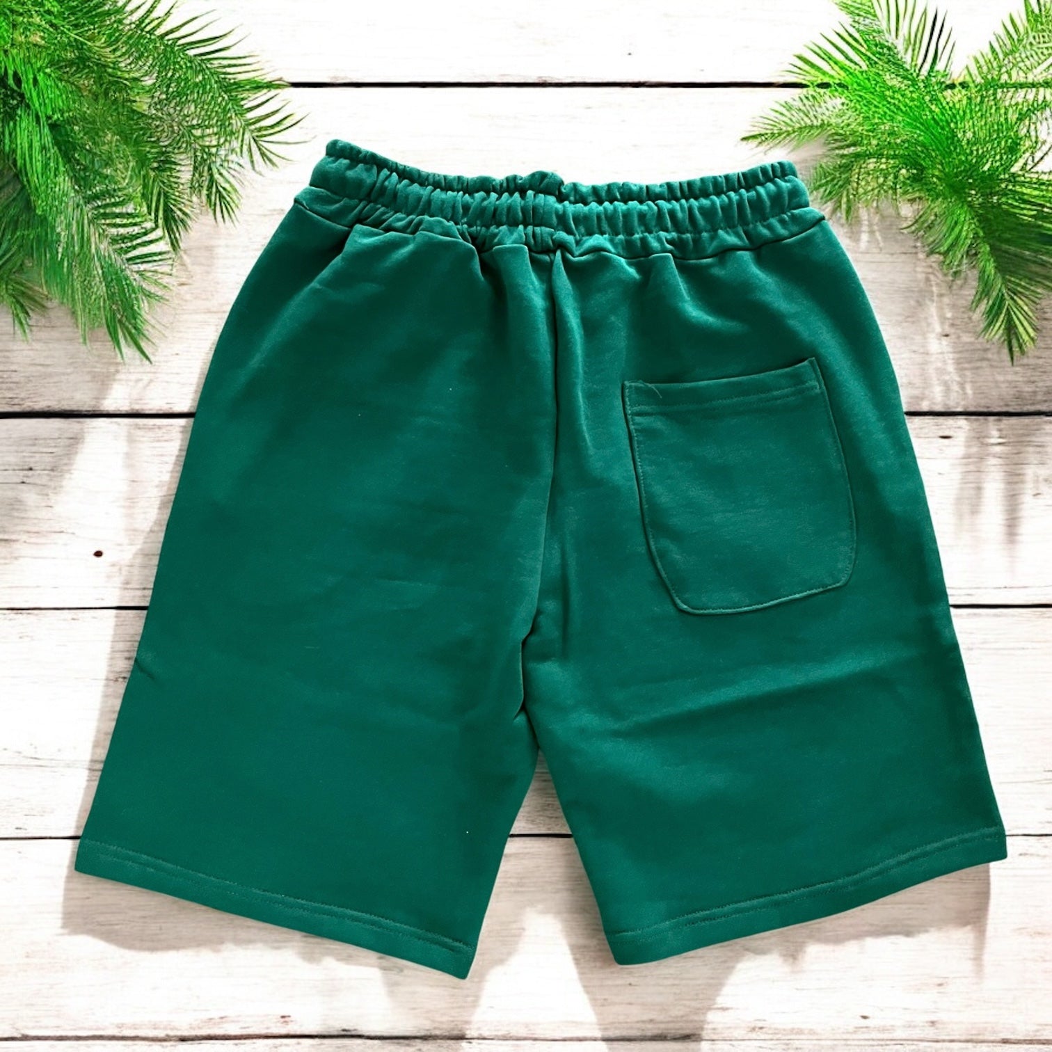 Bermuda Felpa Basic - EVERGREEN
