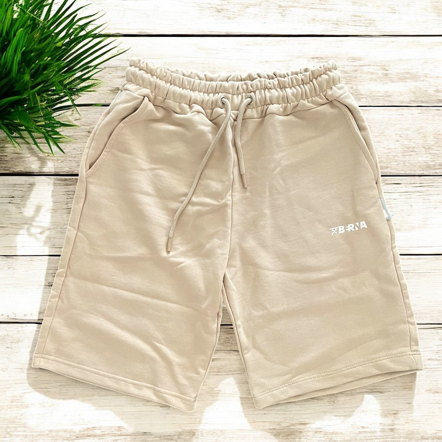 Bermuda Felpa Basic - AVORIO