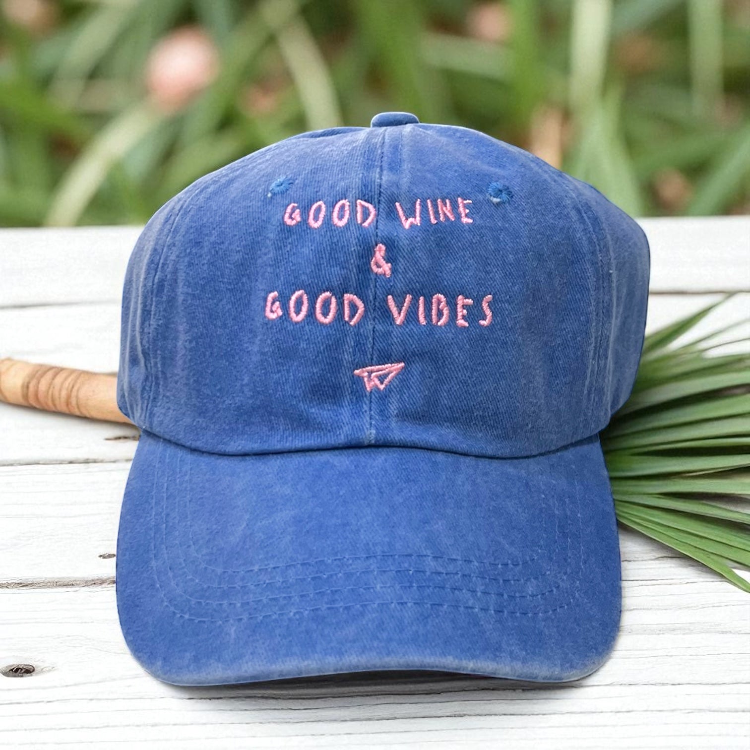 Cappellino Baseball GOOD WINE & GOOD VIBES