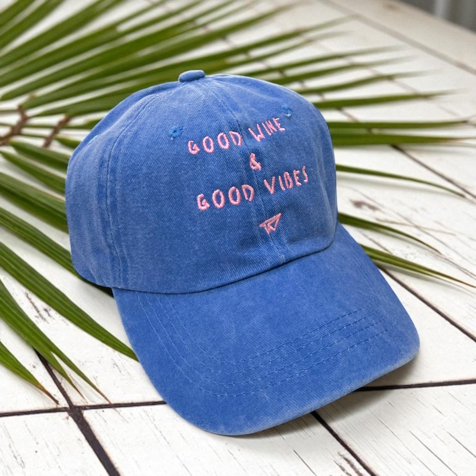 Cappellino Baseball GOOD WINE & GOOD VIBES