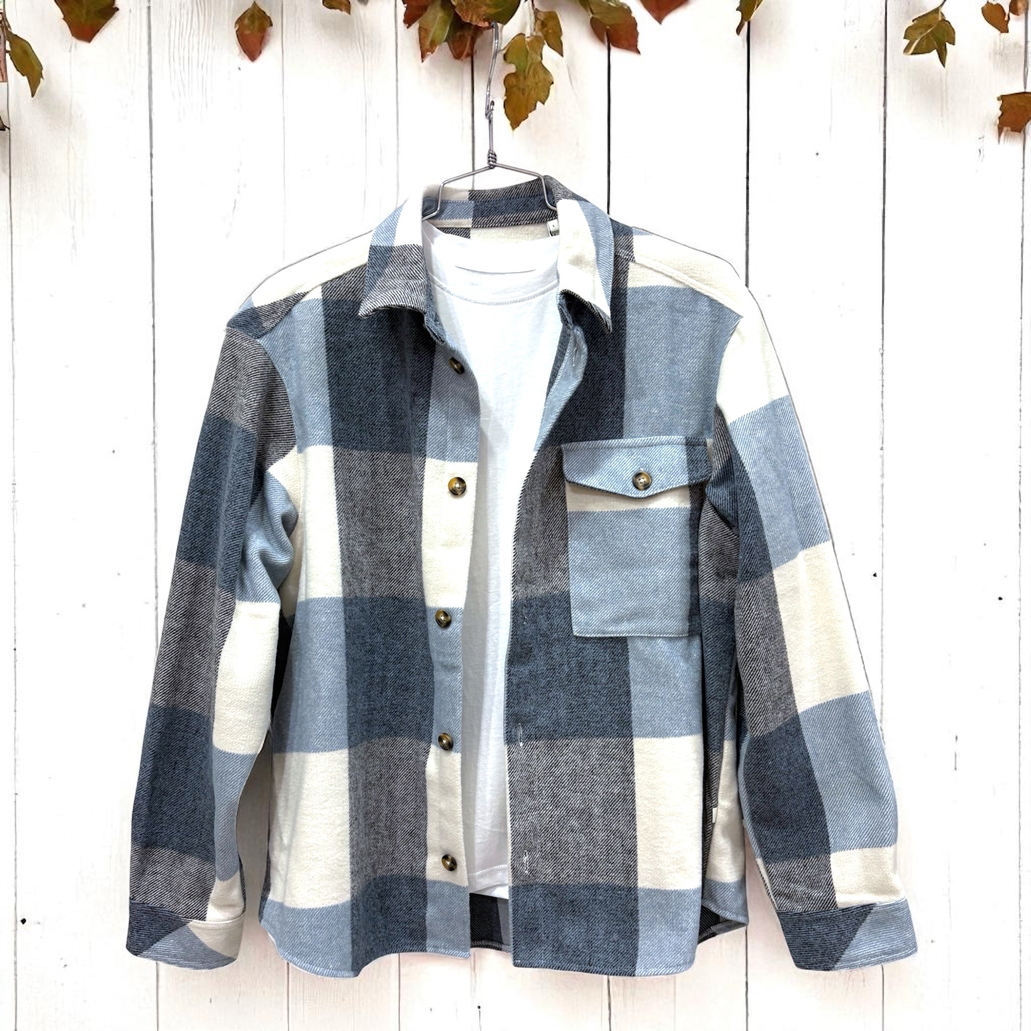 Giacca Overshirt SDMANHEIM Blue