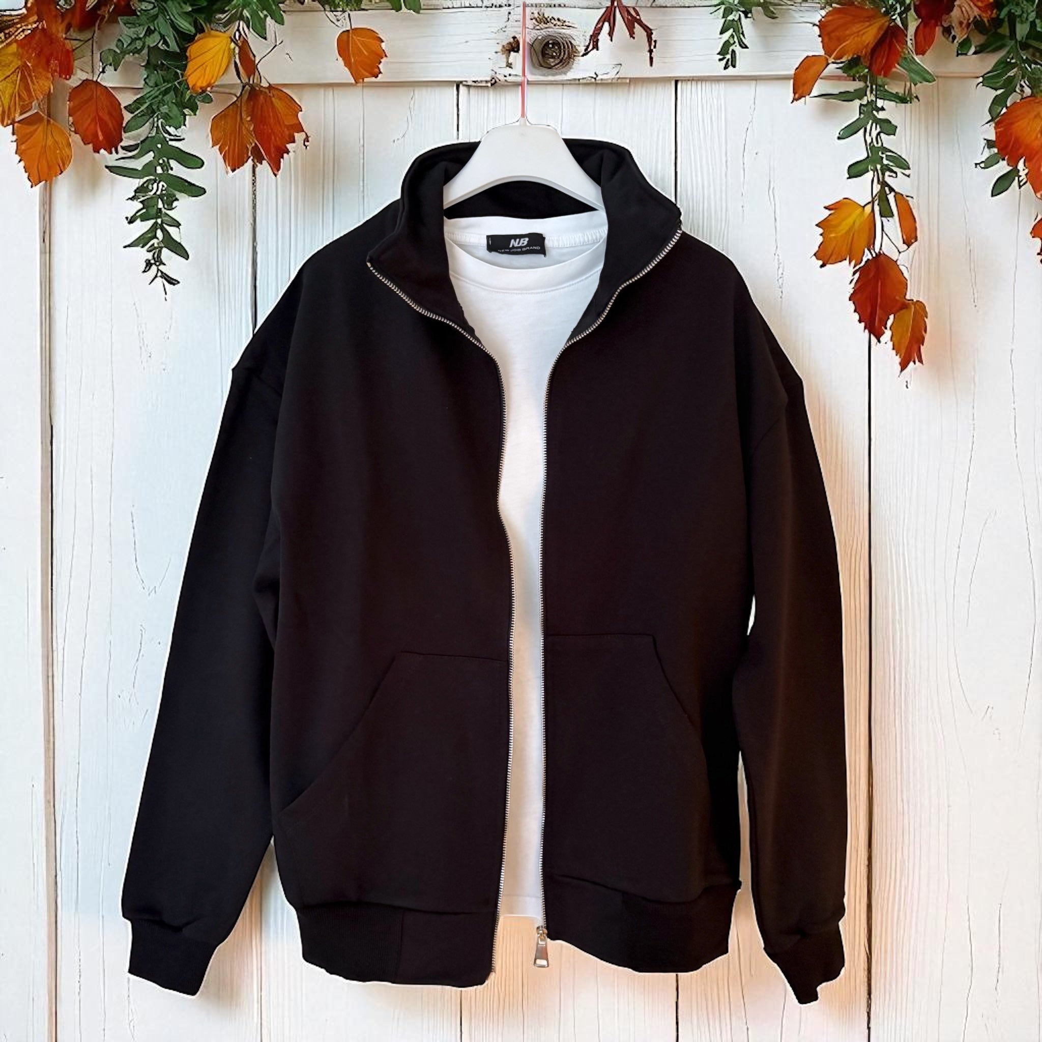 Felpa Full Zip NERA
