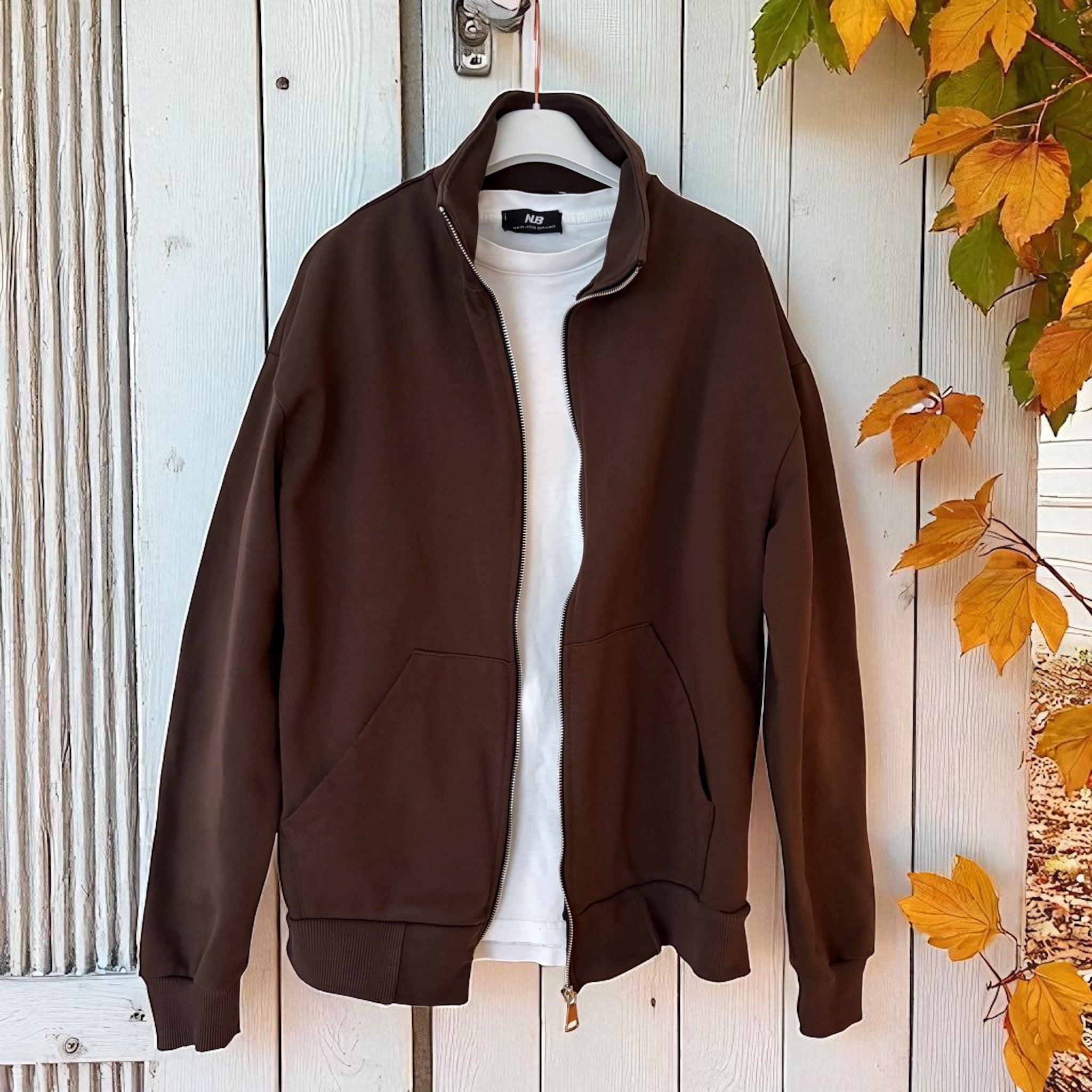 Felpa Full Zip CACAO