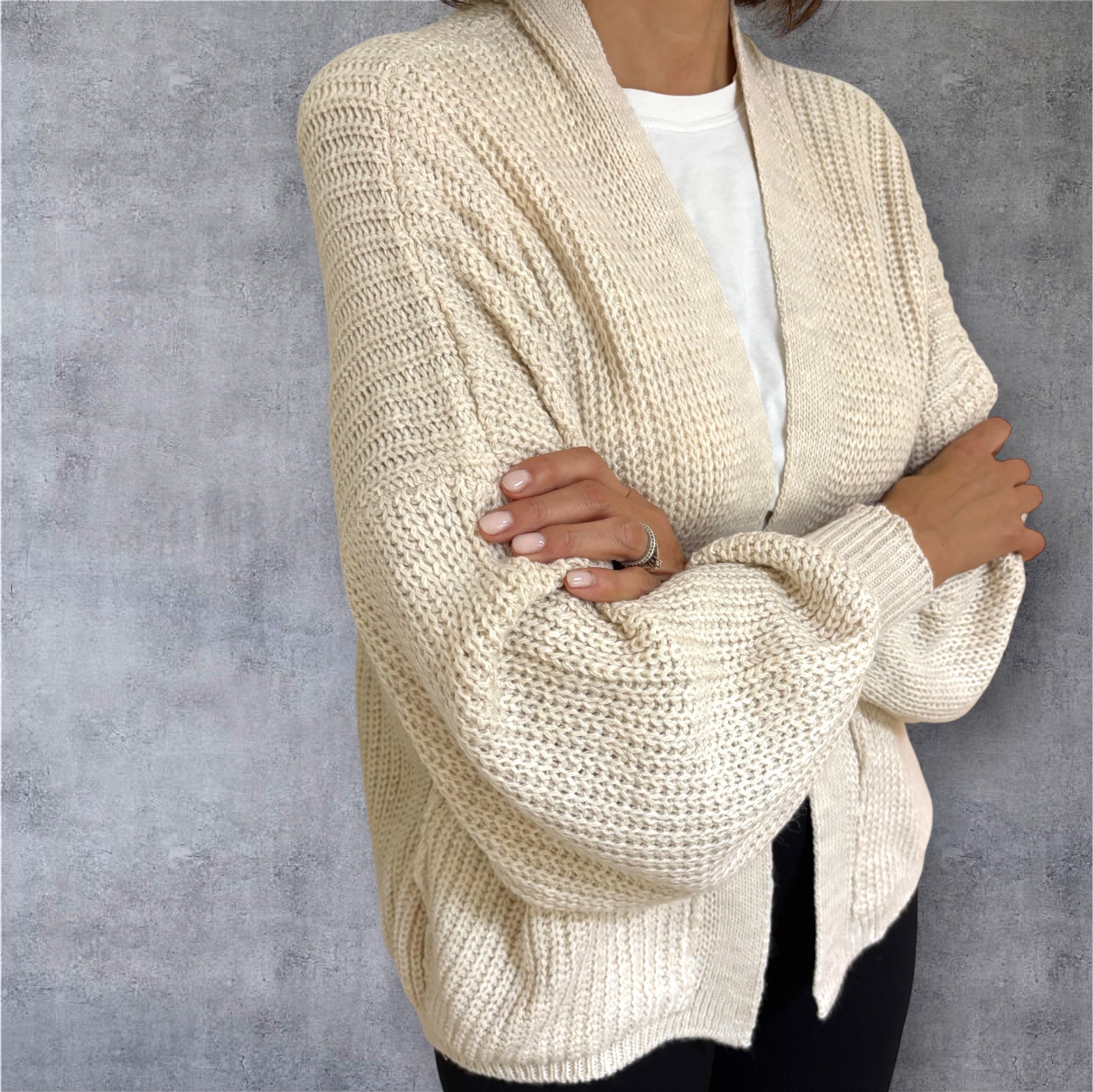 Cardigan Donna Maglia - SAND