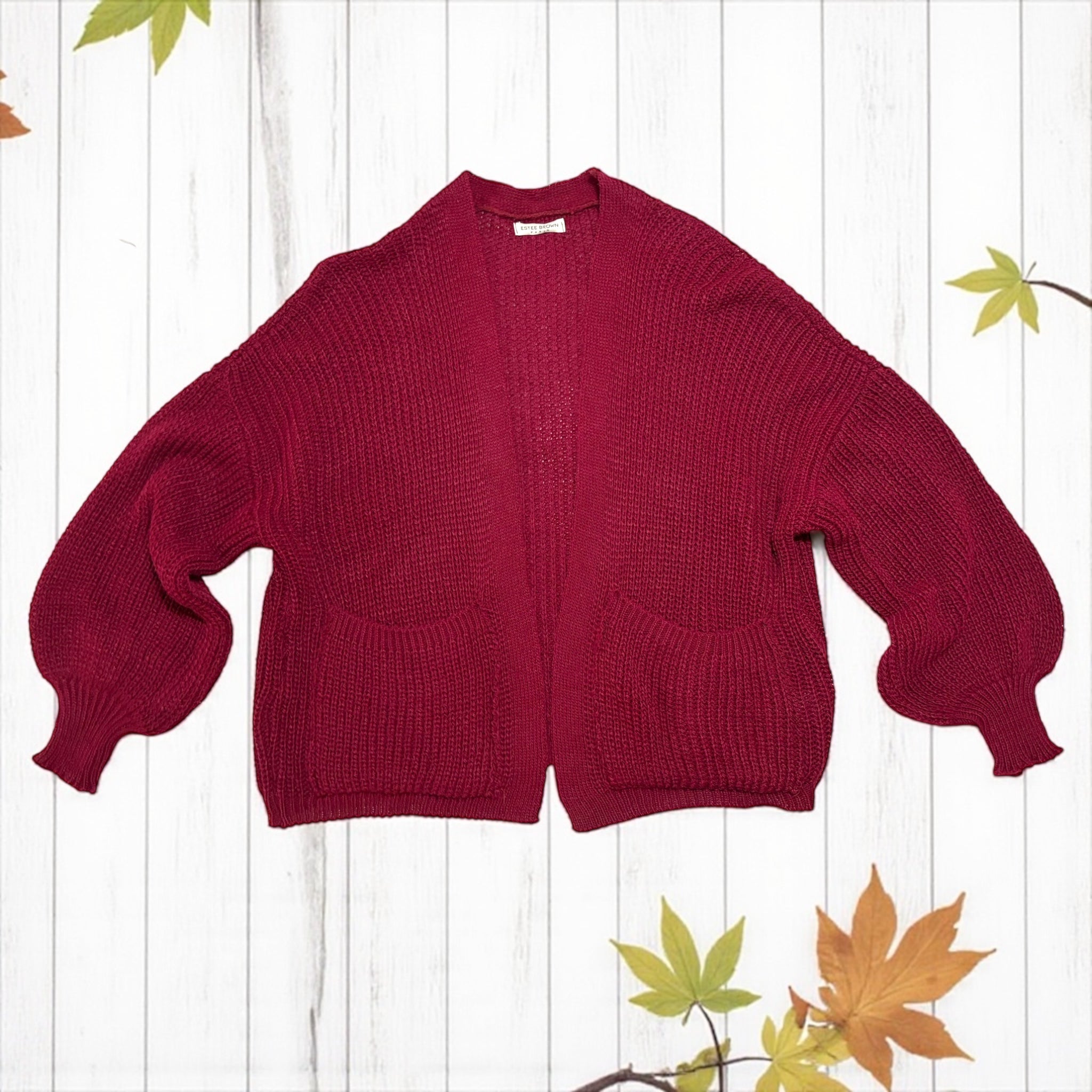 Cardigan Donna Maglia - BORDEAUX