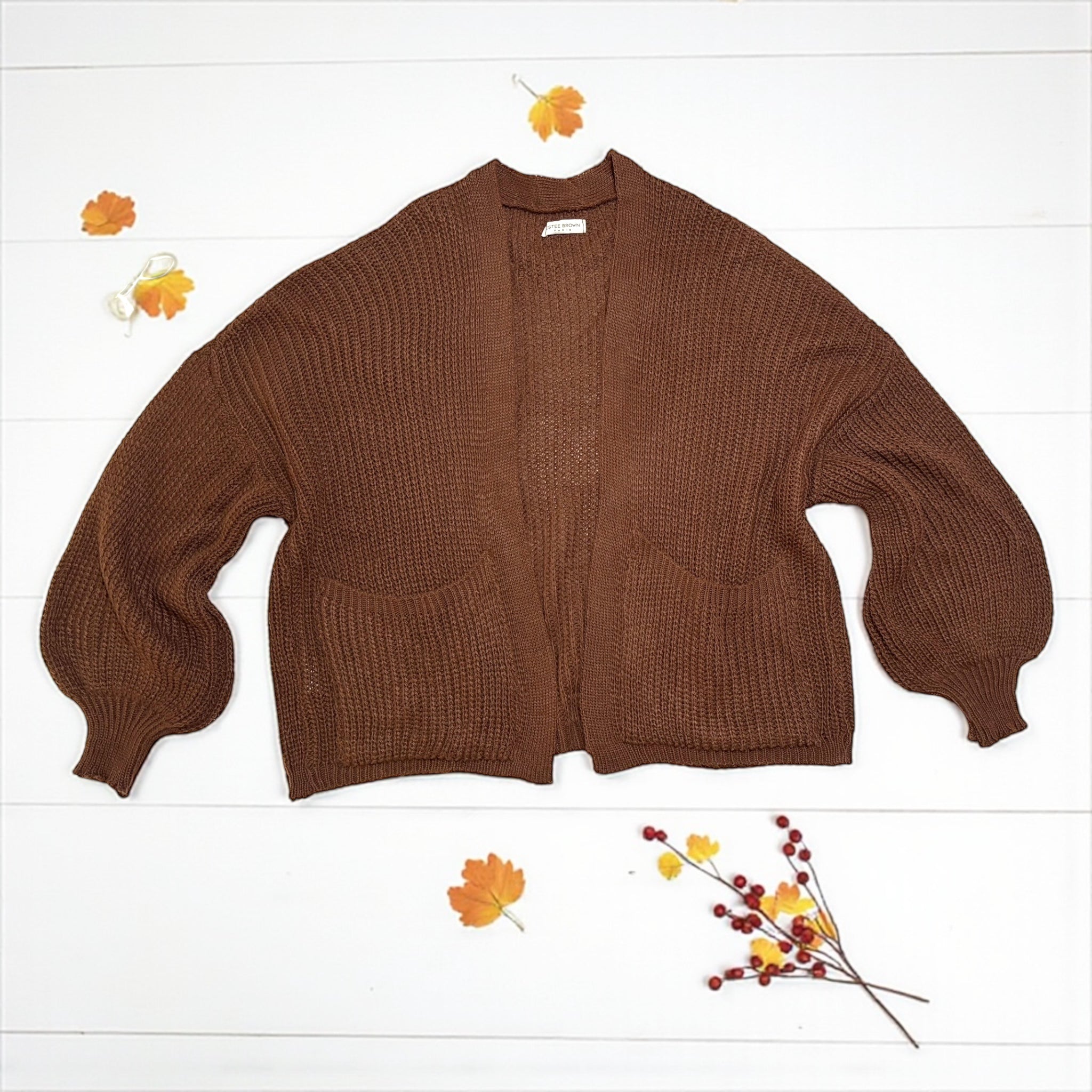 Cardigan Donna Maglia - CHOCO