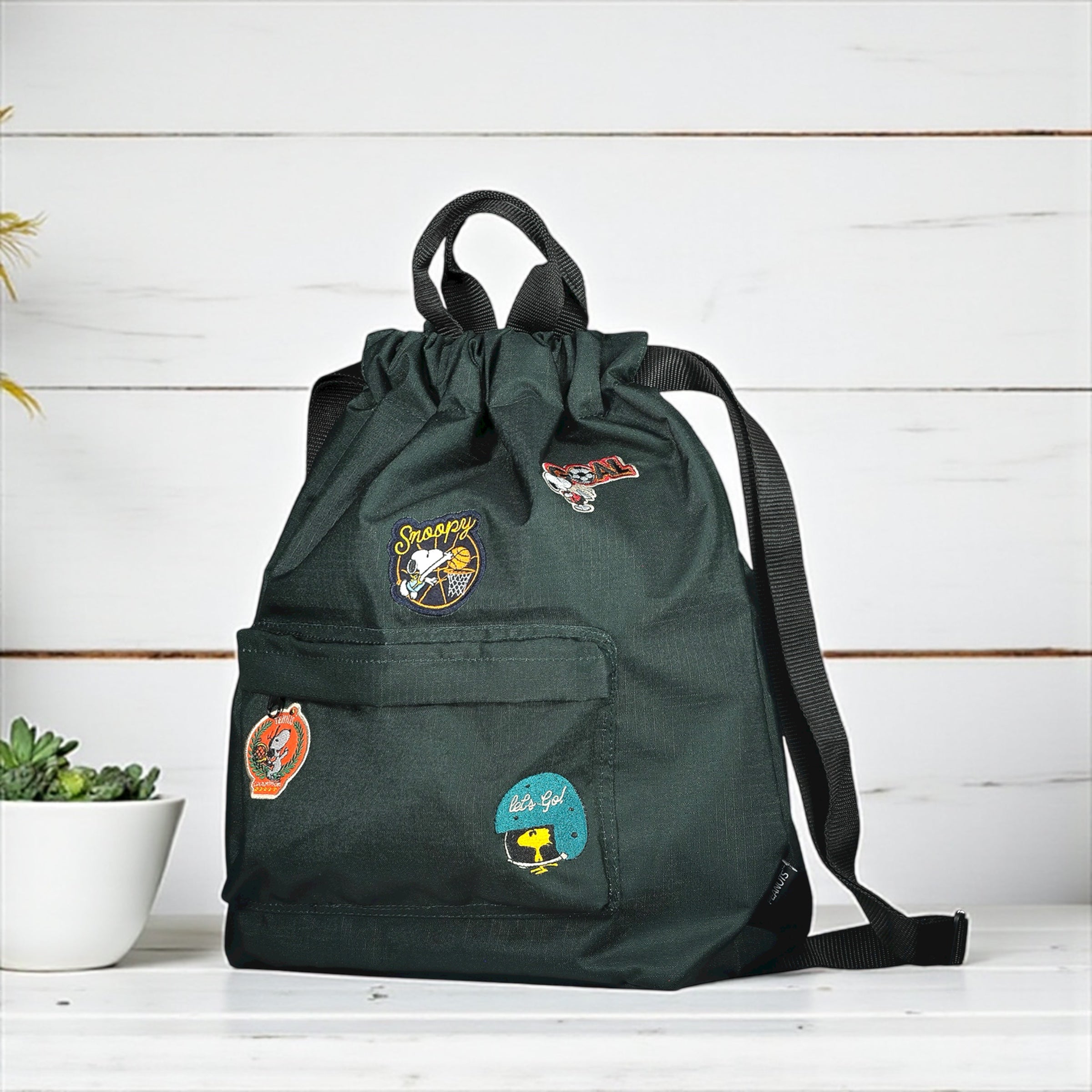 Zaino strozzo VERDONE - SNOOPY SPORT