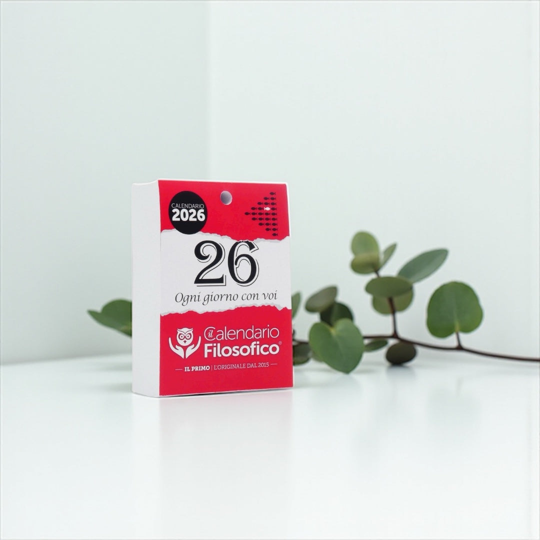 Calendario Filosofico 2026 - A6 PICCOLO  10x14 cm - INSERTO